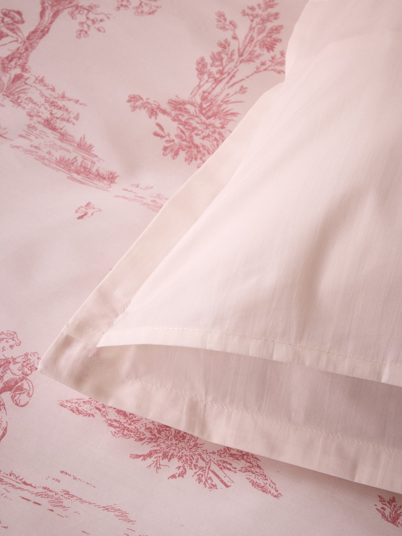 Taie d'oreiller percale de coton "Esprit Toile de Jouy" - Image 4