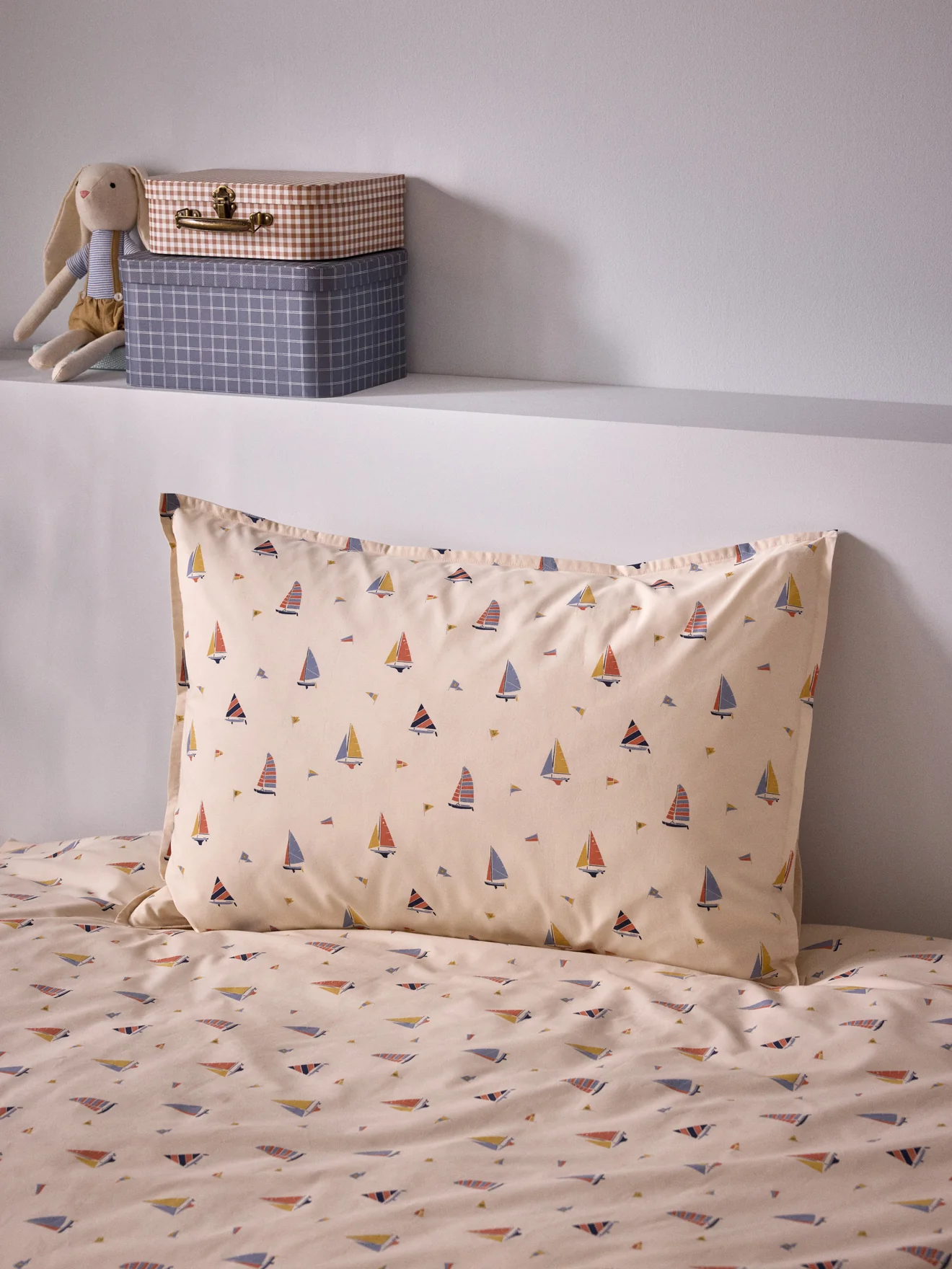 Taie d'oreiller percale de coton "Matéo" - Image 3
