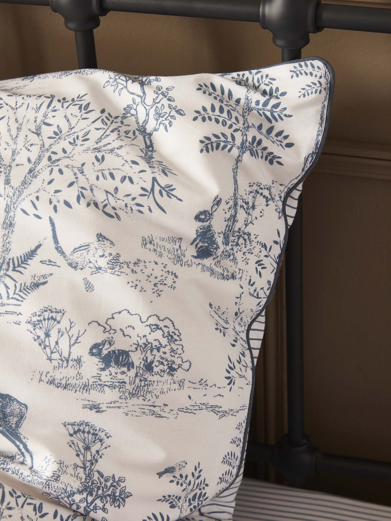 Taie d'oreiller coton "Esprit petit Jouy" - Image 3