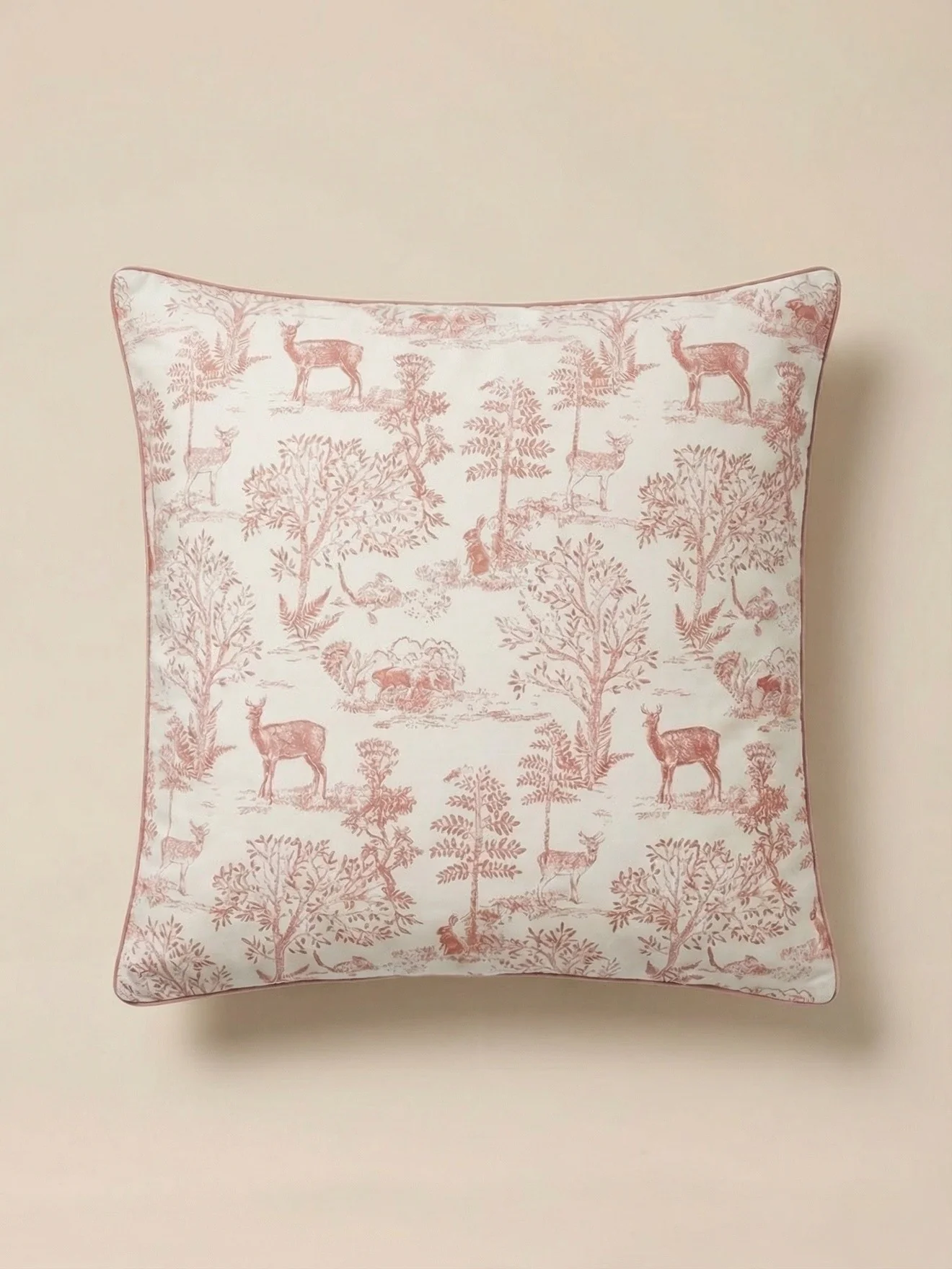 Taie d'oreiller coton "Esprit petit Jouy" - Image 2