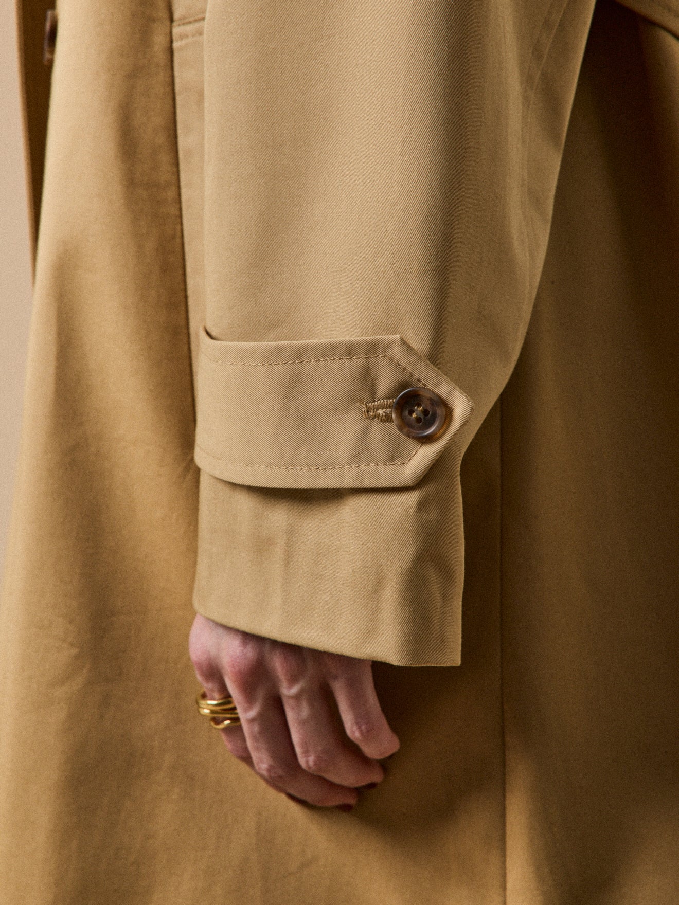 Trench long coton biologique femme - Image 7