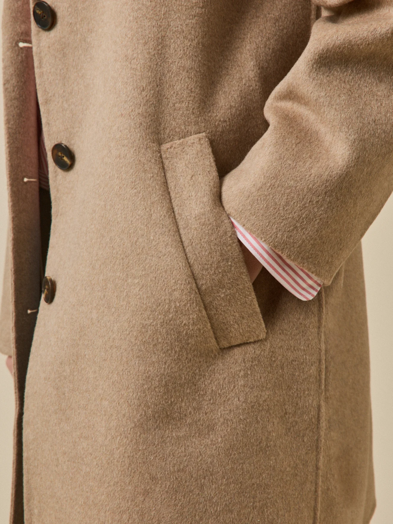 Manteau lainage double face femme - Image 4