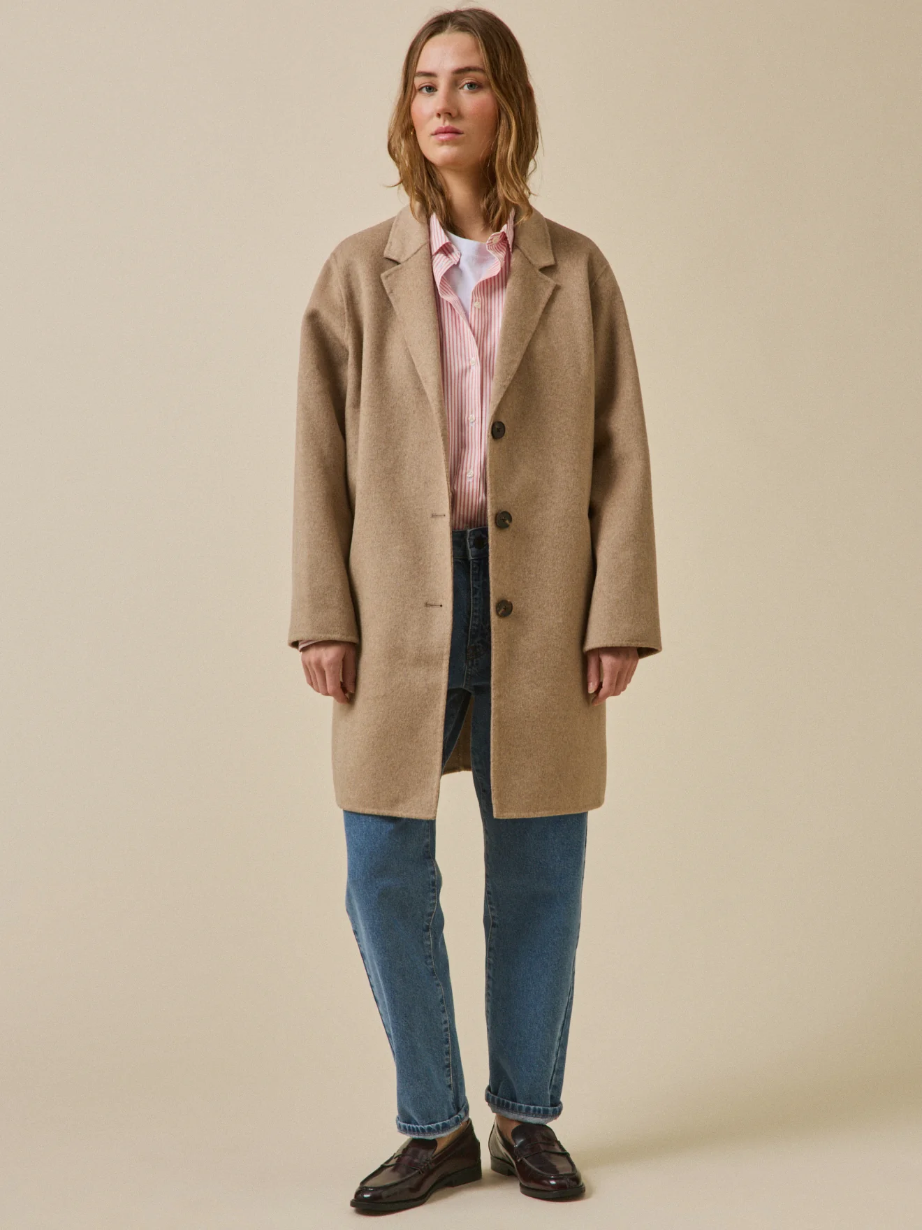 Manteau lainage double face femme - Image 6