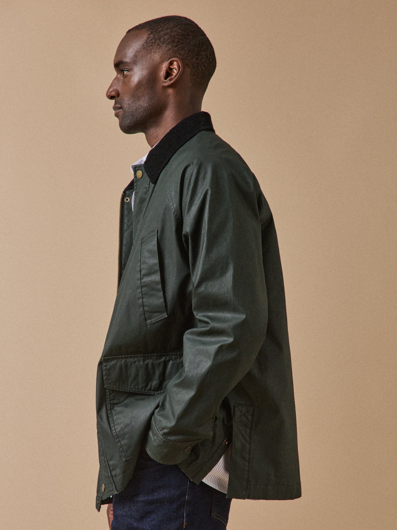 Veste homme coton enduit - Image 6