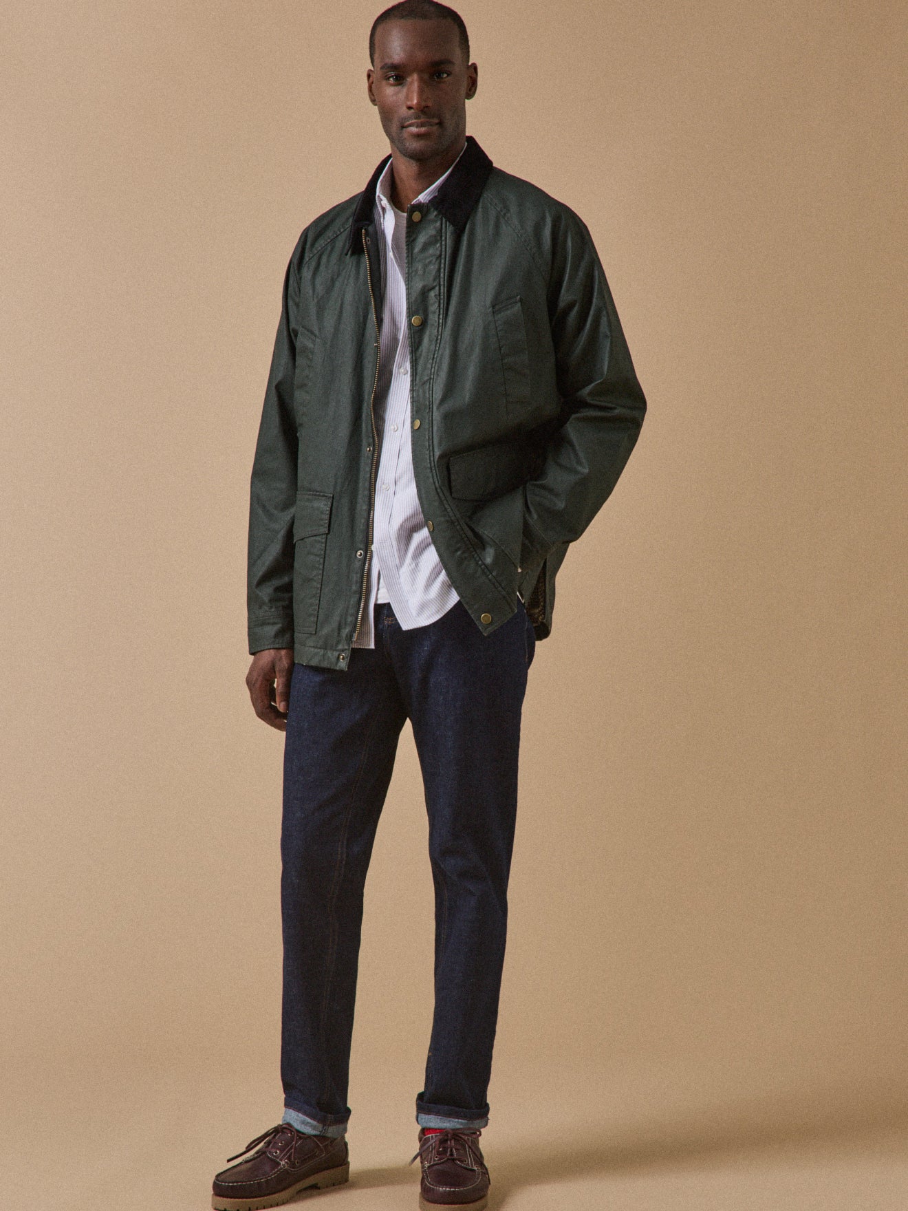 Veste homme coton enduit - Image 7