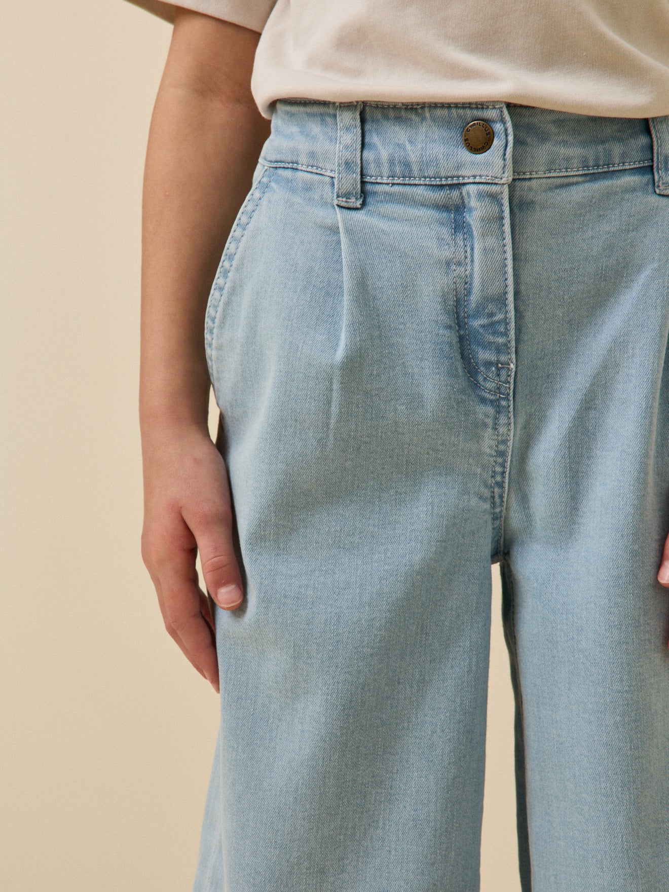 Pantalon large en denim - Collection Junior - Image 3