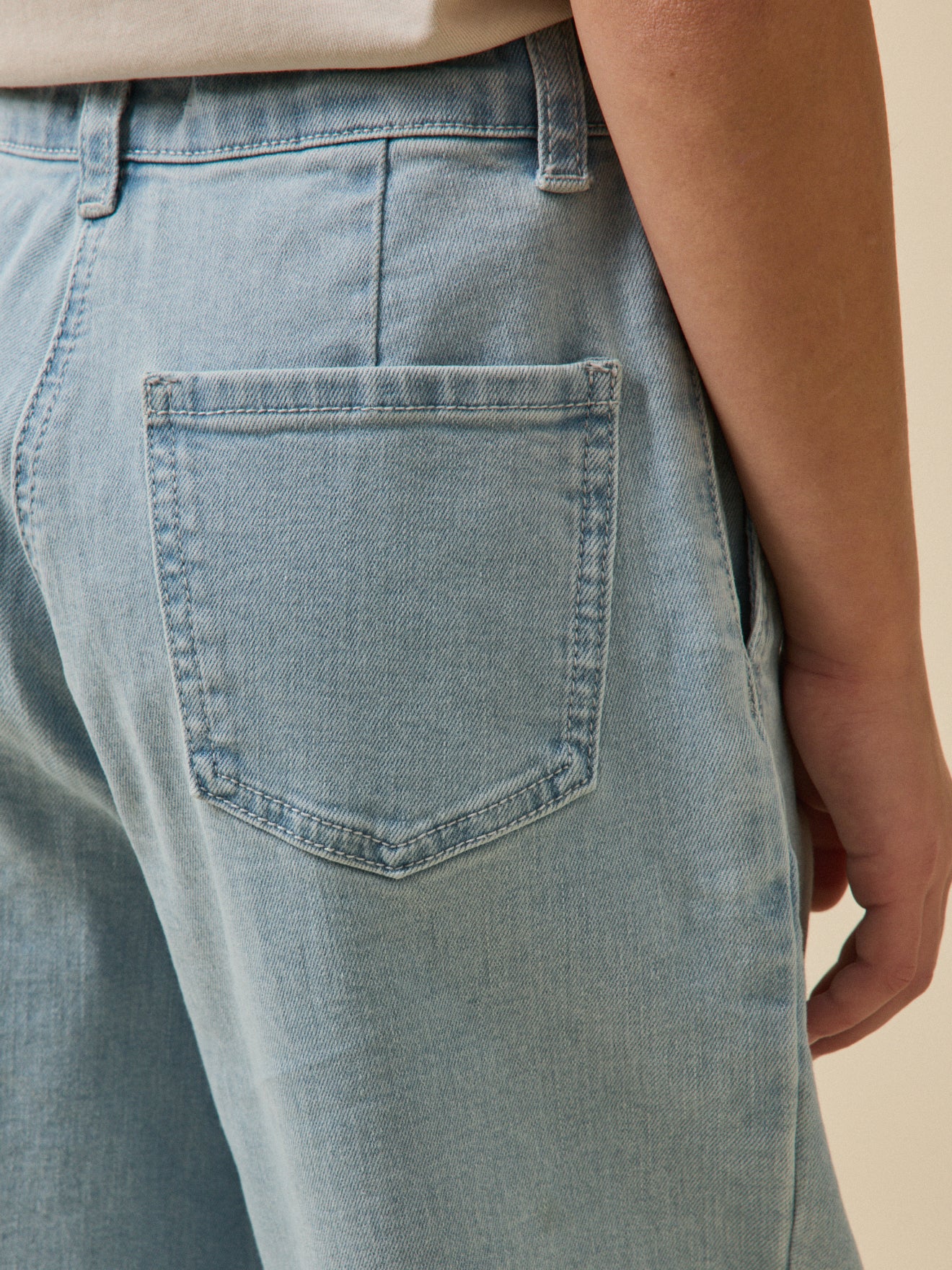 Pantalon large en denim - Collection Junior - Image 4