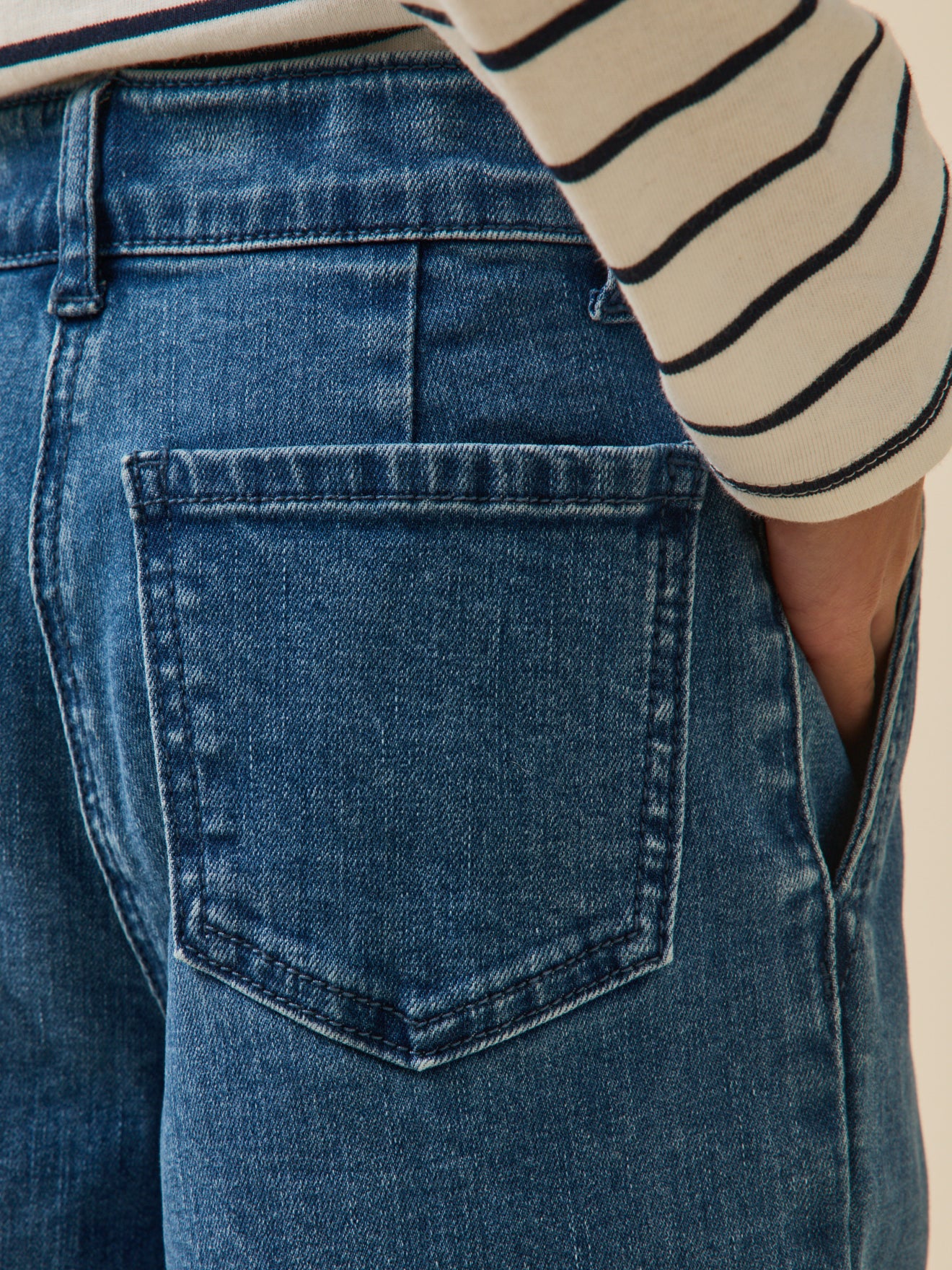 Pantalon large en denim - Collection Junior - Image 4