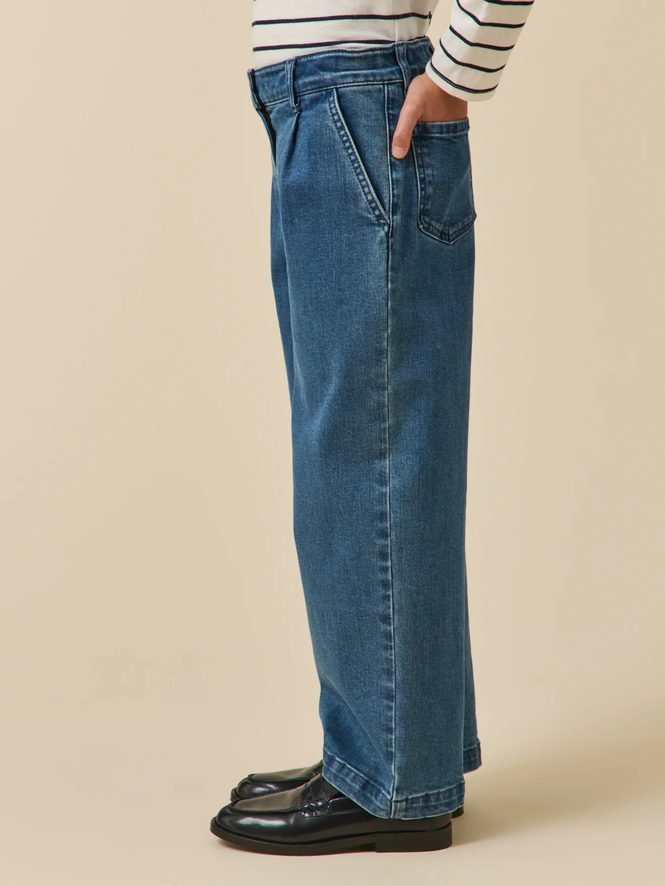 Pantalon large en denim - Collection Junior - Image 5