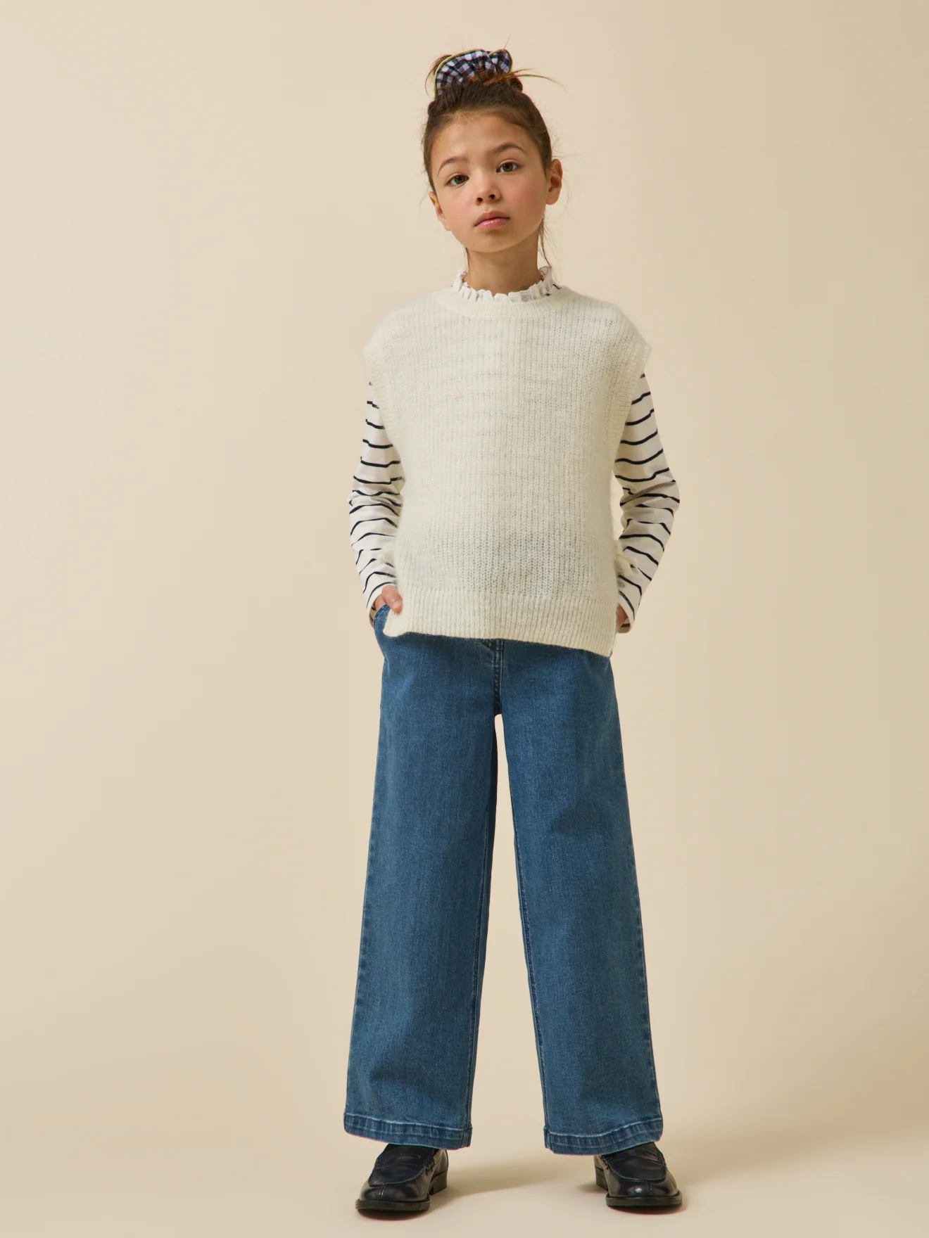 Pantalon large en denim - Collection Junior - Image 7