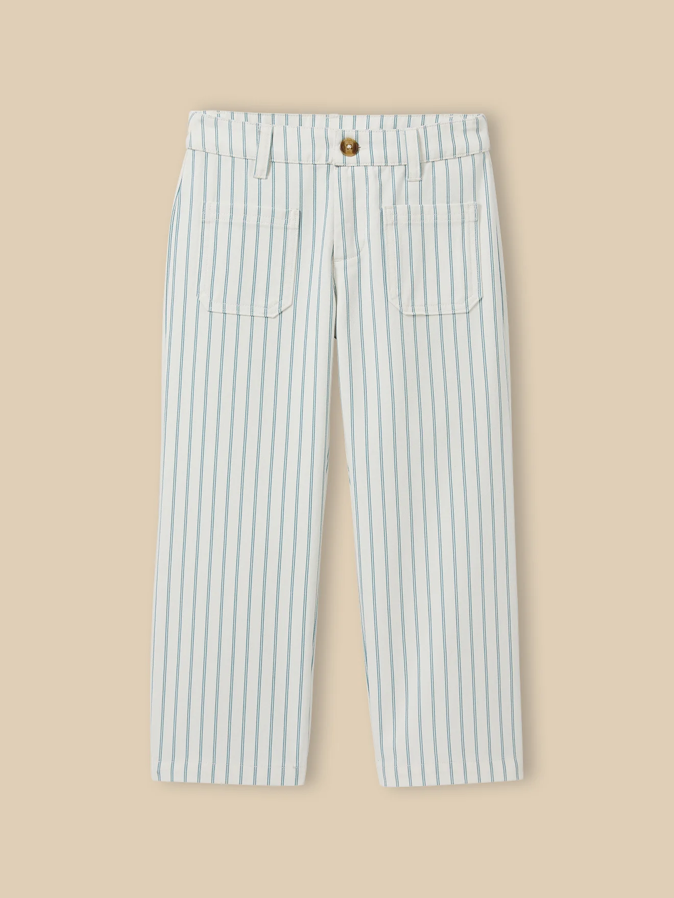Pantalon en denim rayé Fille - Image 5
