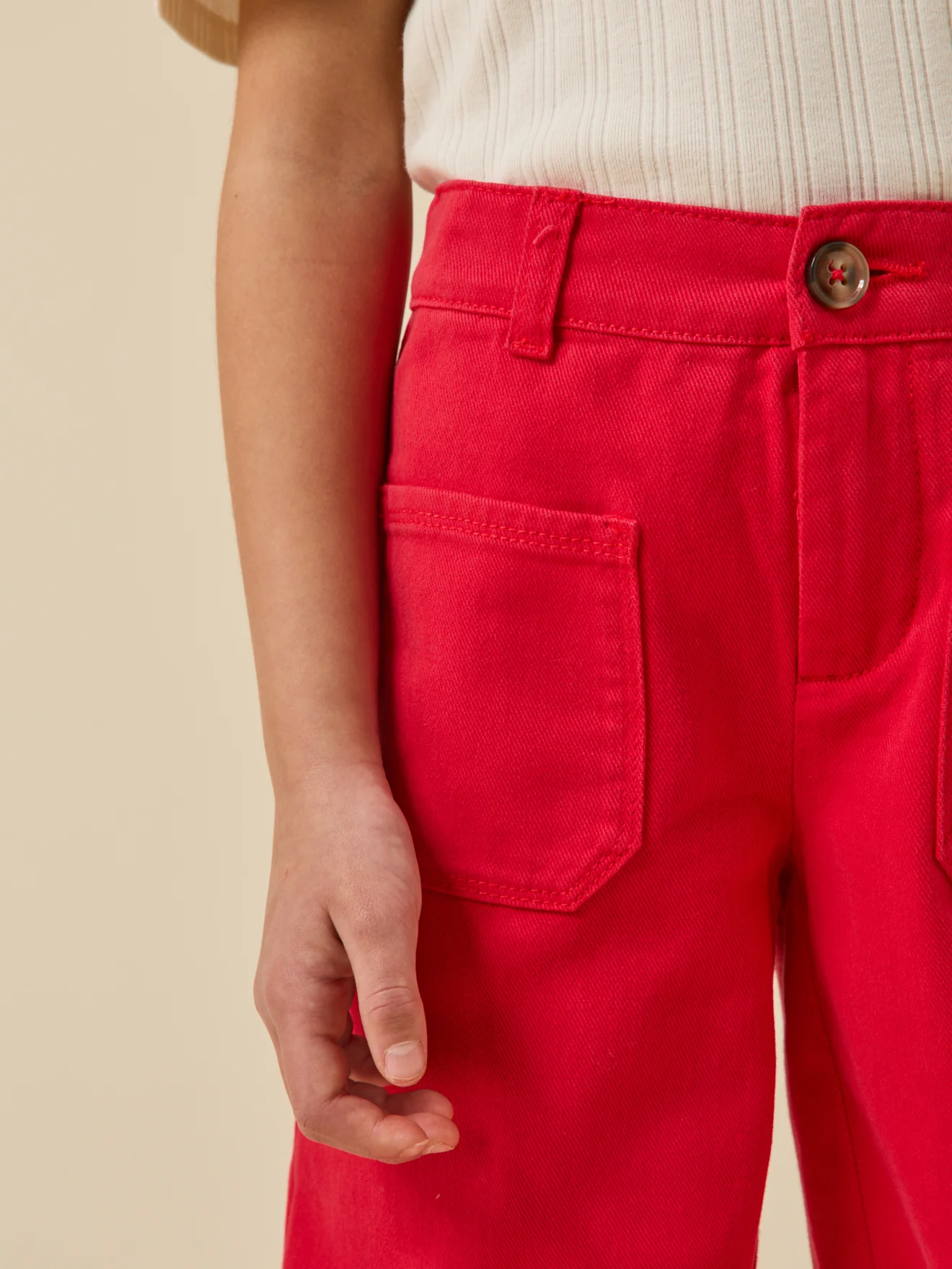 Pantalon droit Fille en denim - Image 3