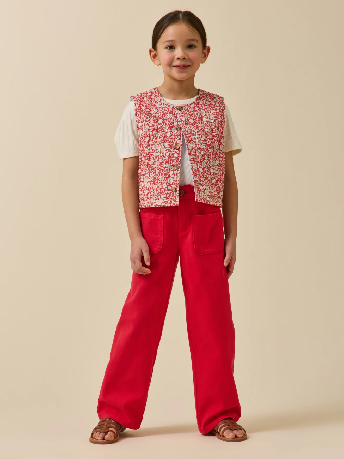 Pantalon droit Fille en denim - Image 4