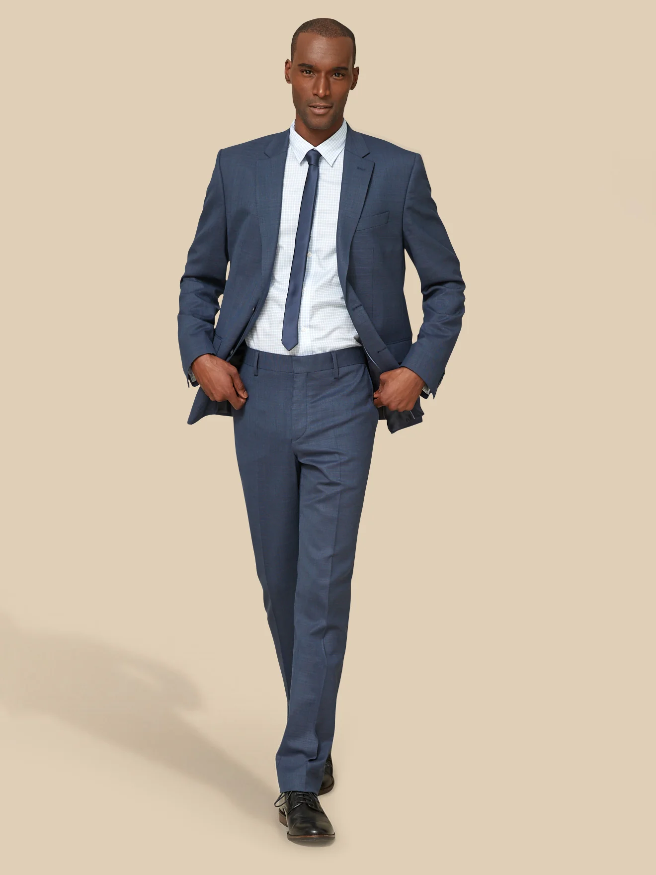 Pantalon de costume homme tissu texturé - Image 4