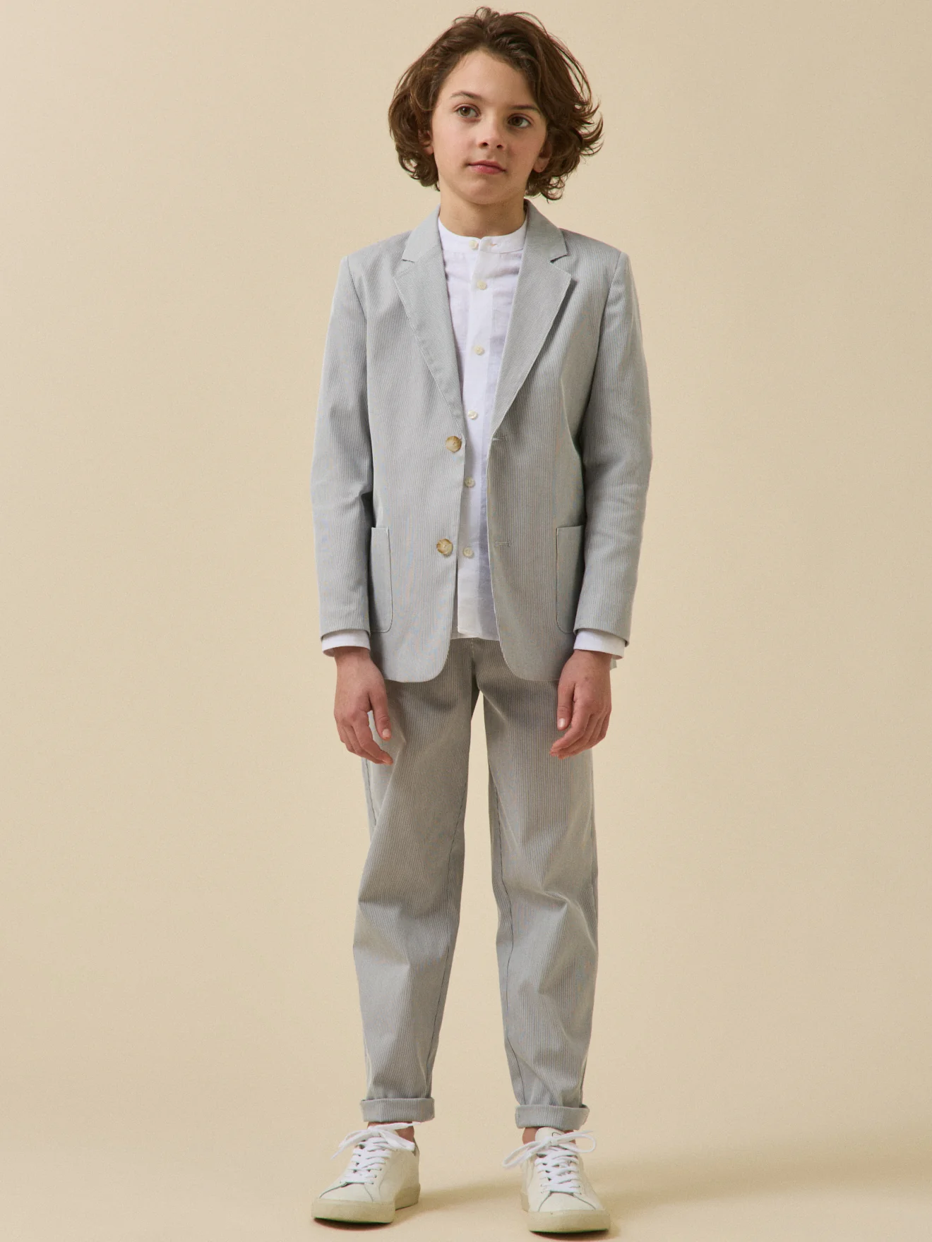 Pantalon de costume rayé Garçon - Collection Fêtes et Mariages - Image 5