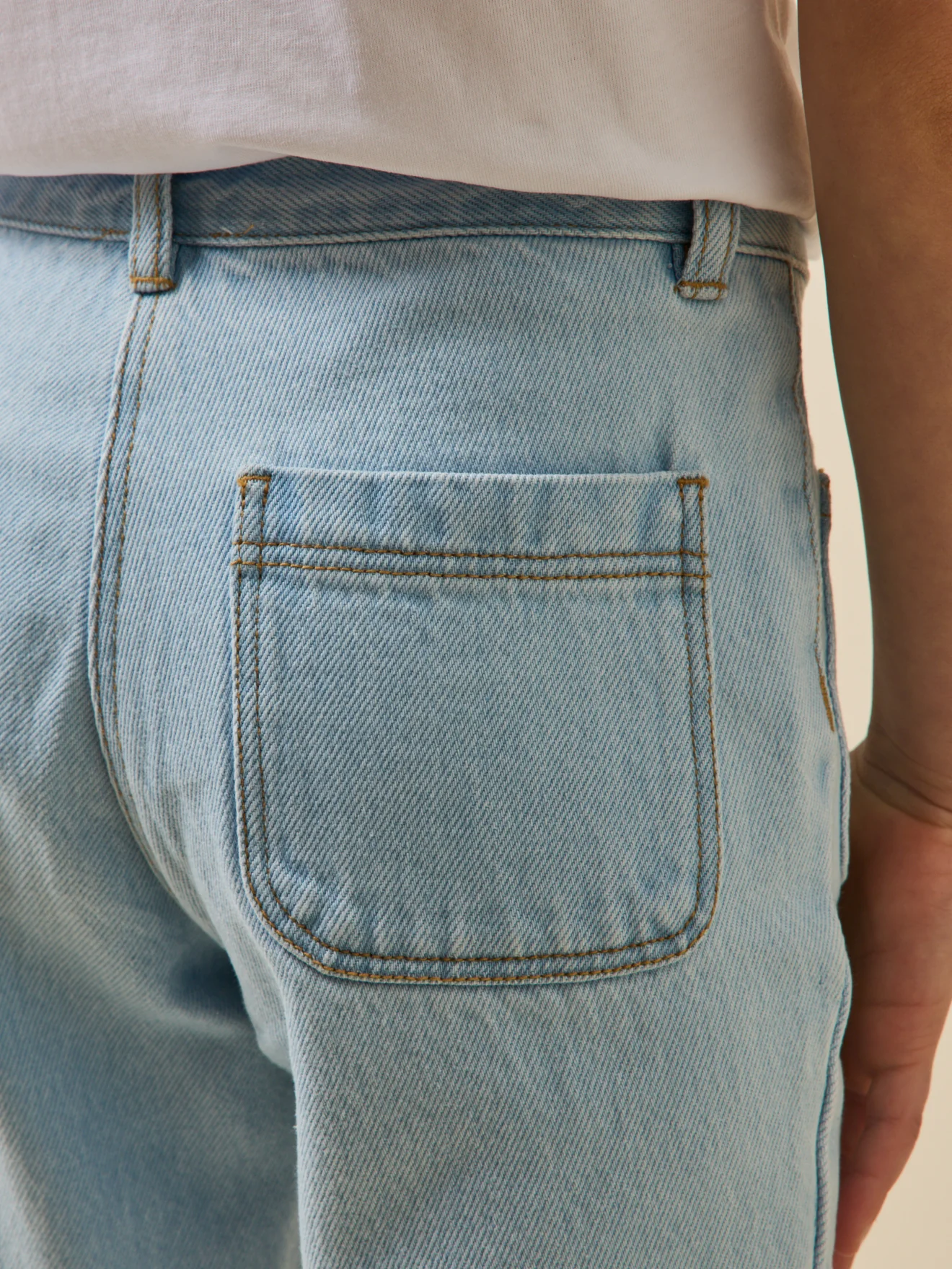 Pantalon flare Fille en denim - Image 4