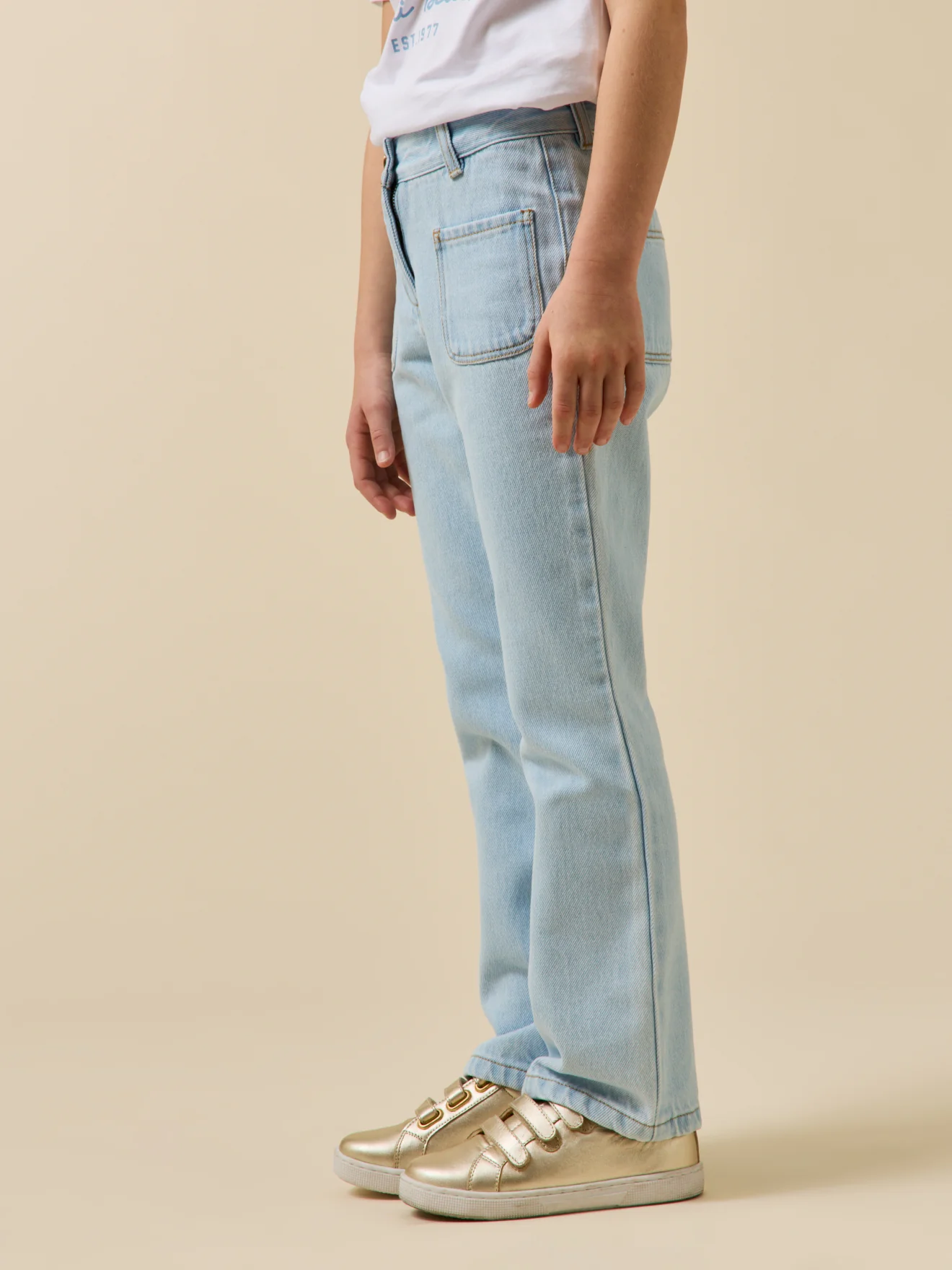 Pantalon flare Fille en denim - Image 5