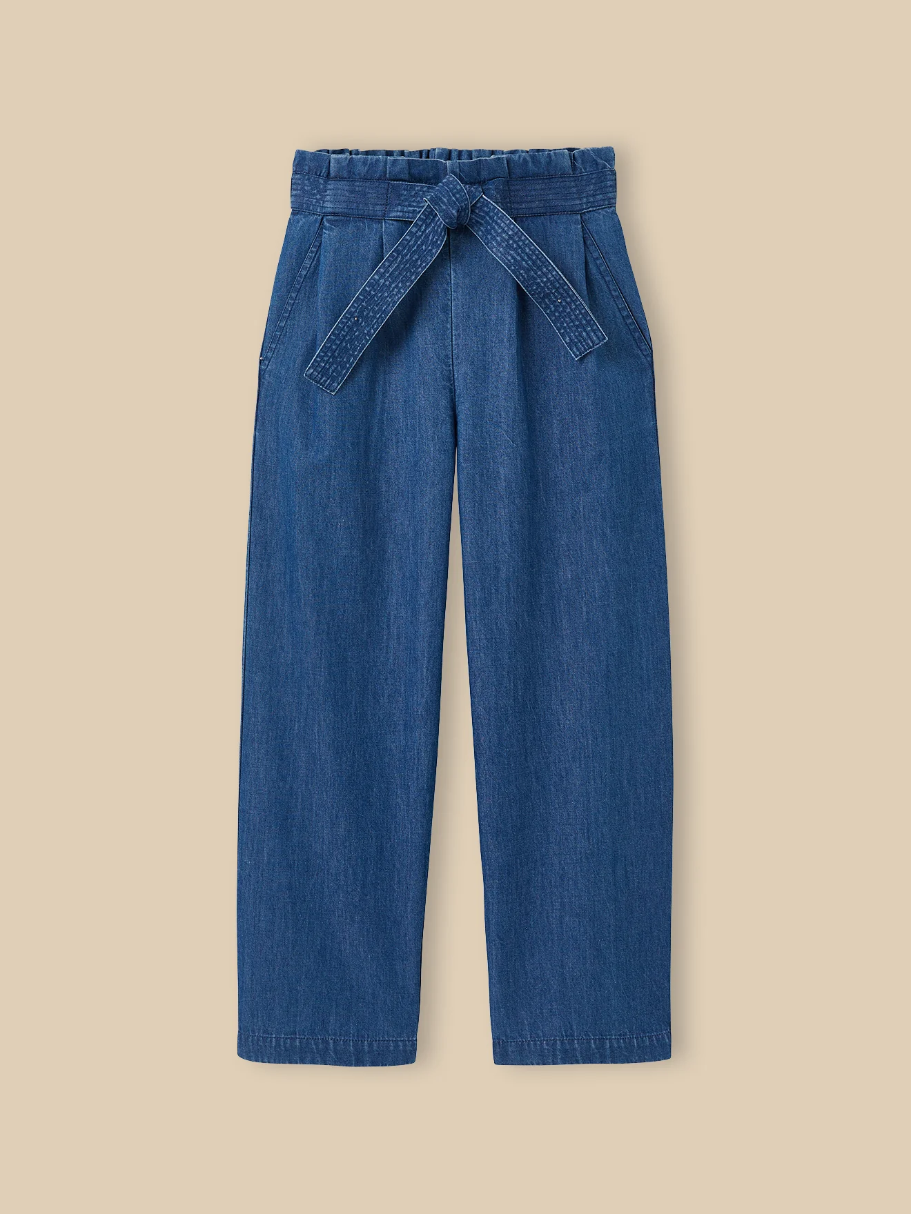 Pantalon large Fille en denim light - Image 6