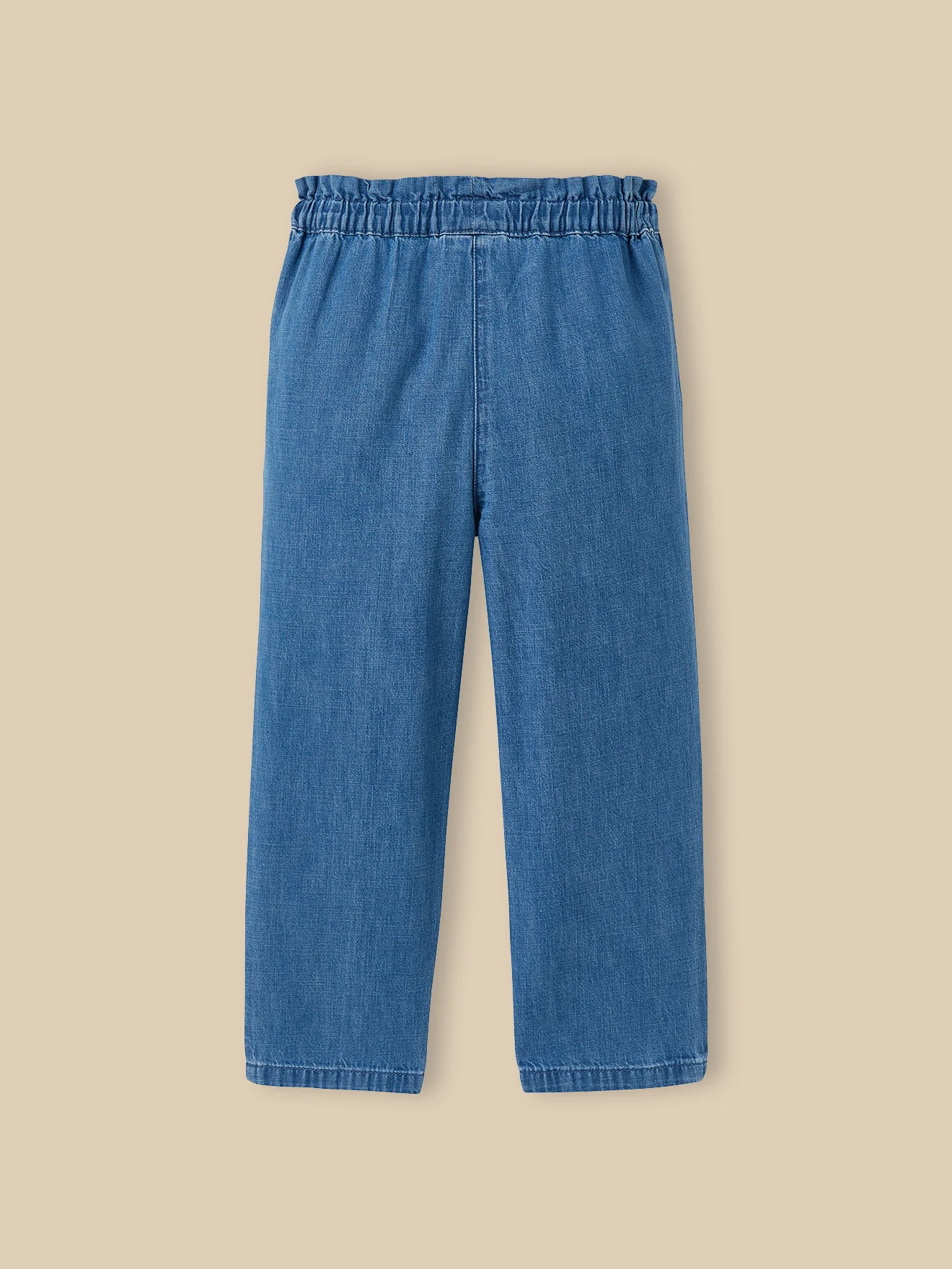 Pantalon large Fille denim light - Image 2
