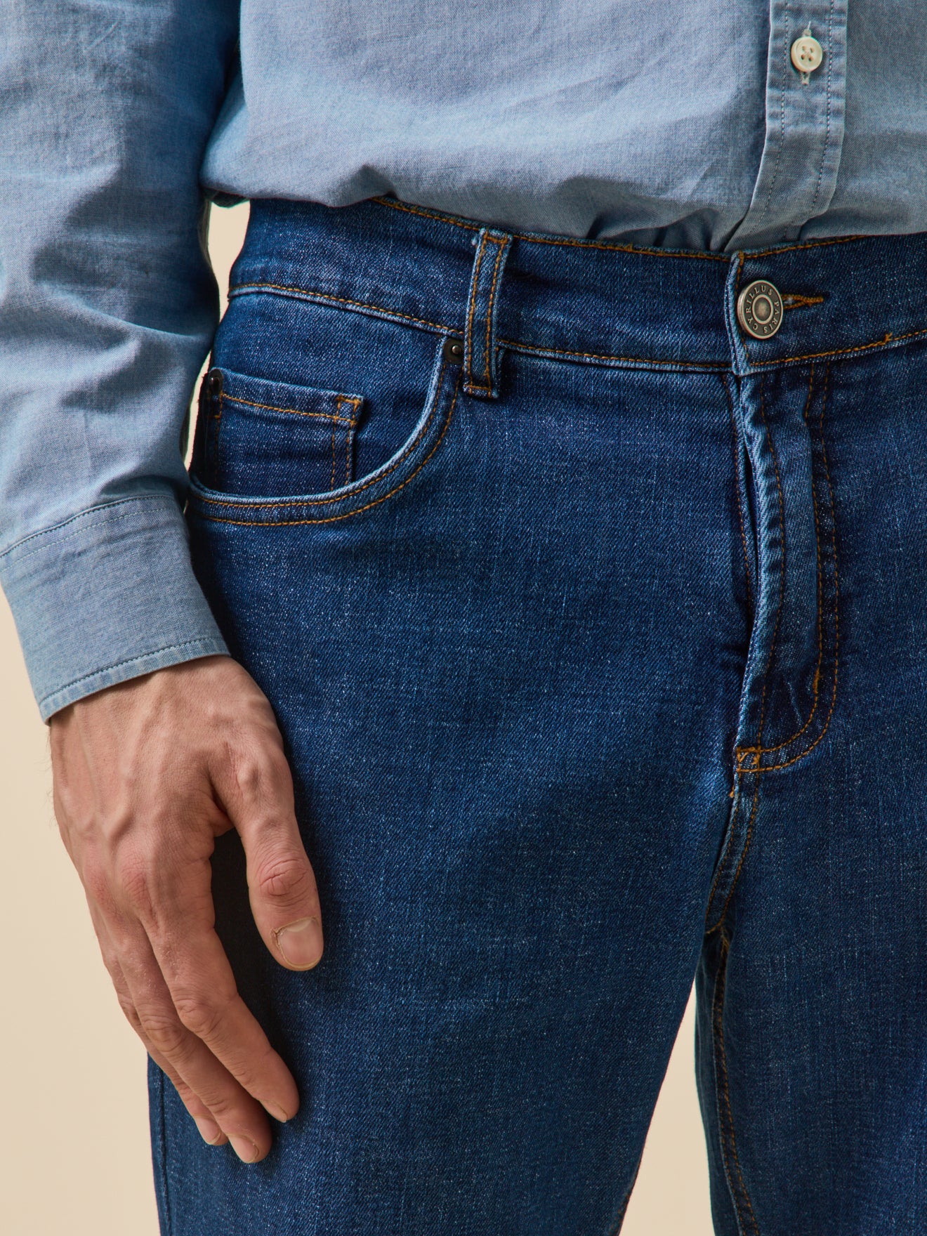 Jean regular homme coton biologique - Image 3