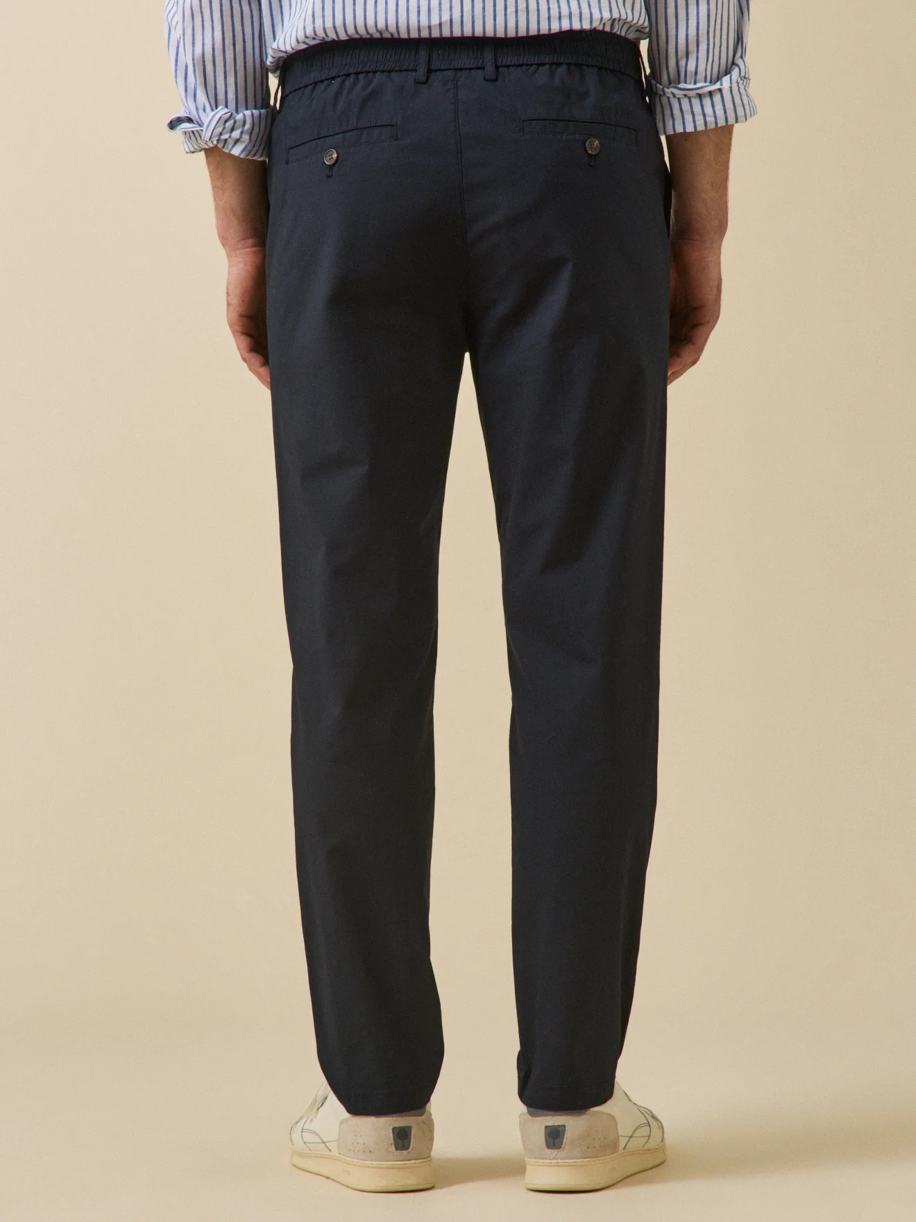 Pantalon taille élastiquée popeline craquante homme - Image 2