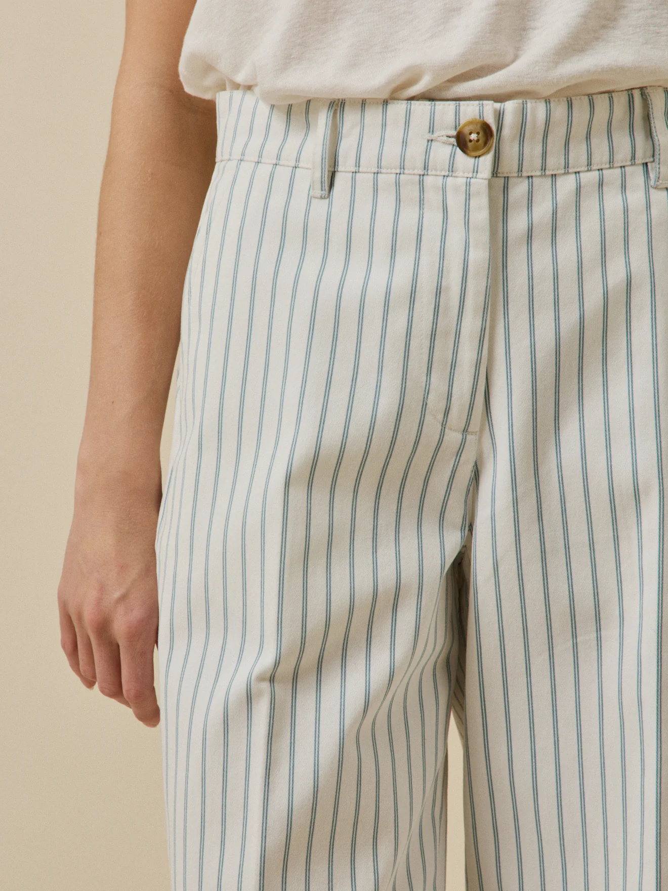 Pantalon large rayé femme Clara - Image 3