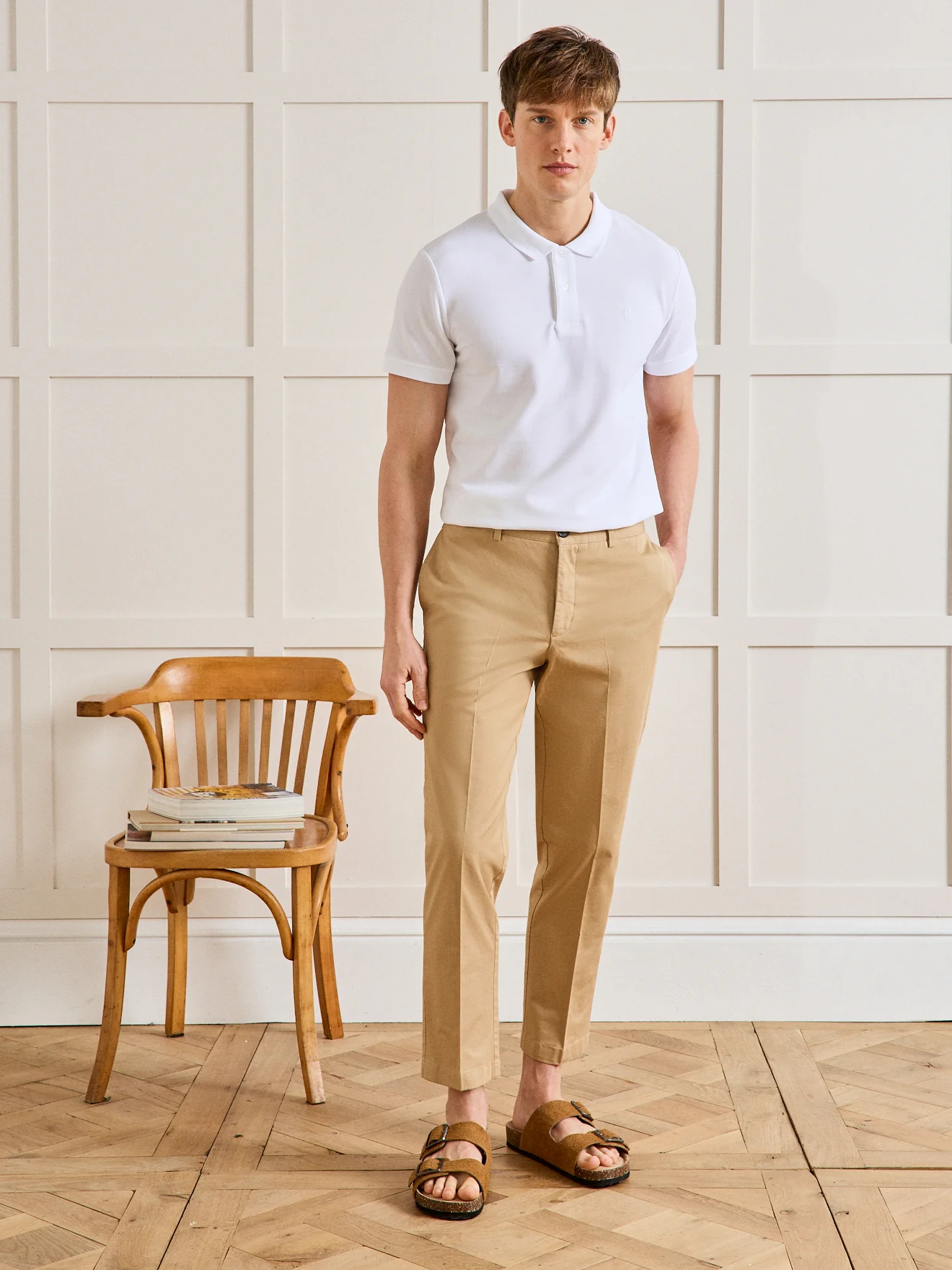 Pantalon chino 7/8ème homme - Image 4