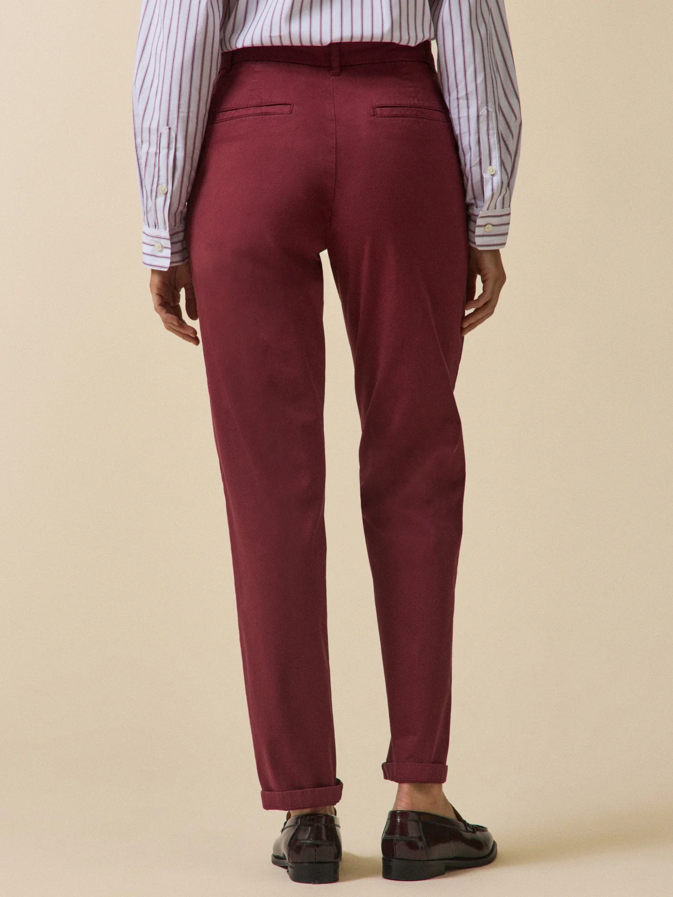 Pantalon chino femme coton biologique Noemie - Image 2