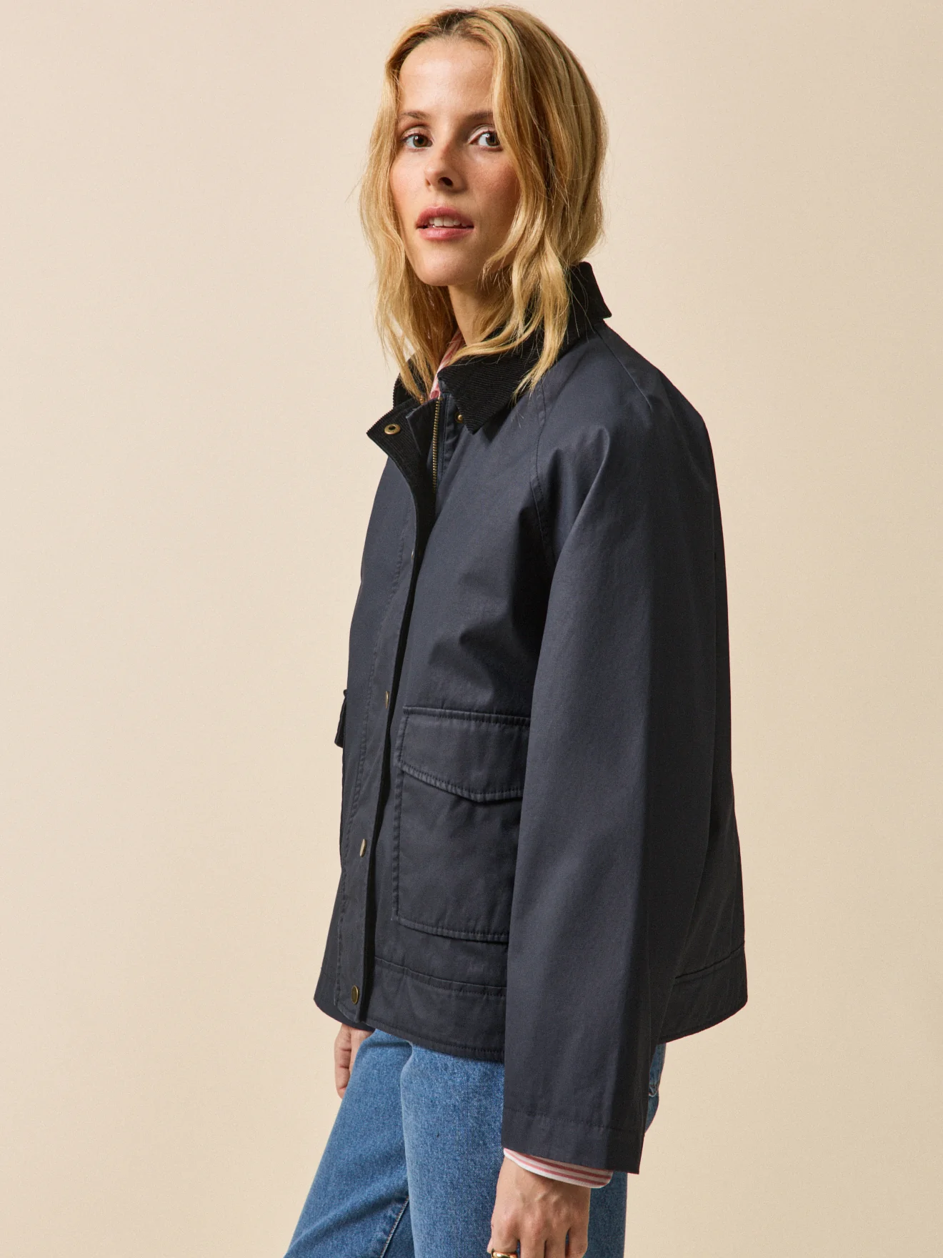Veste coton enduit femme - Image 6