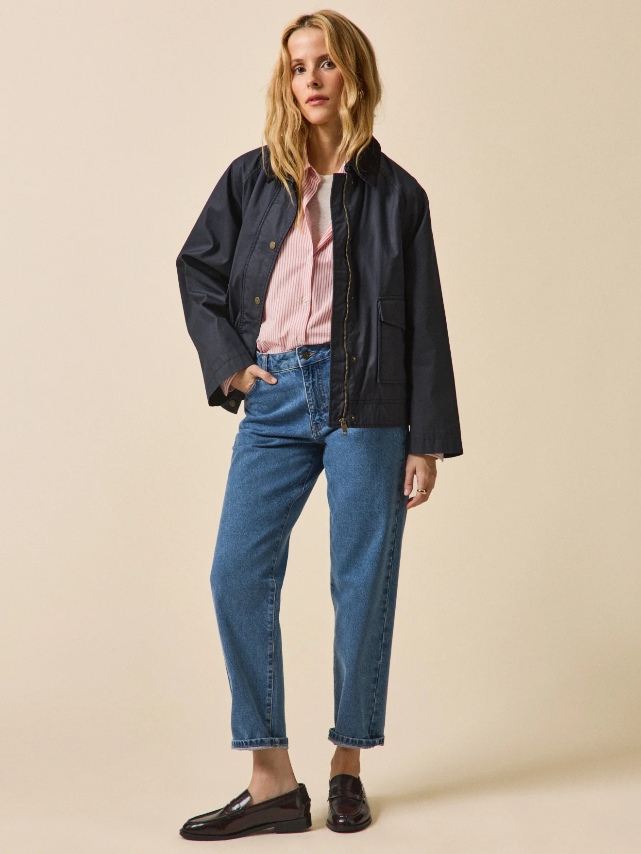 Veste coton enduit femme - Image 7