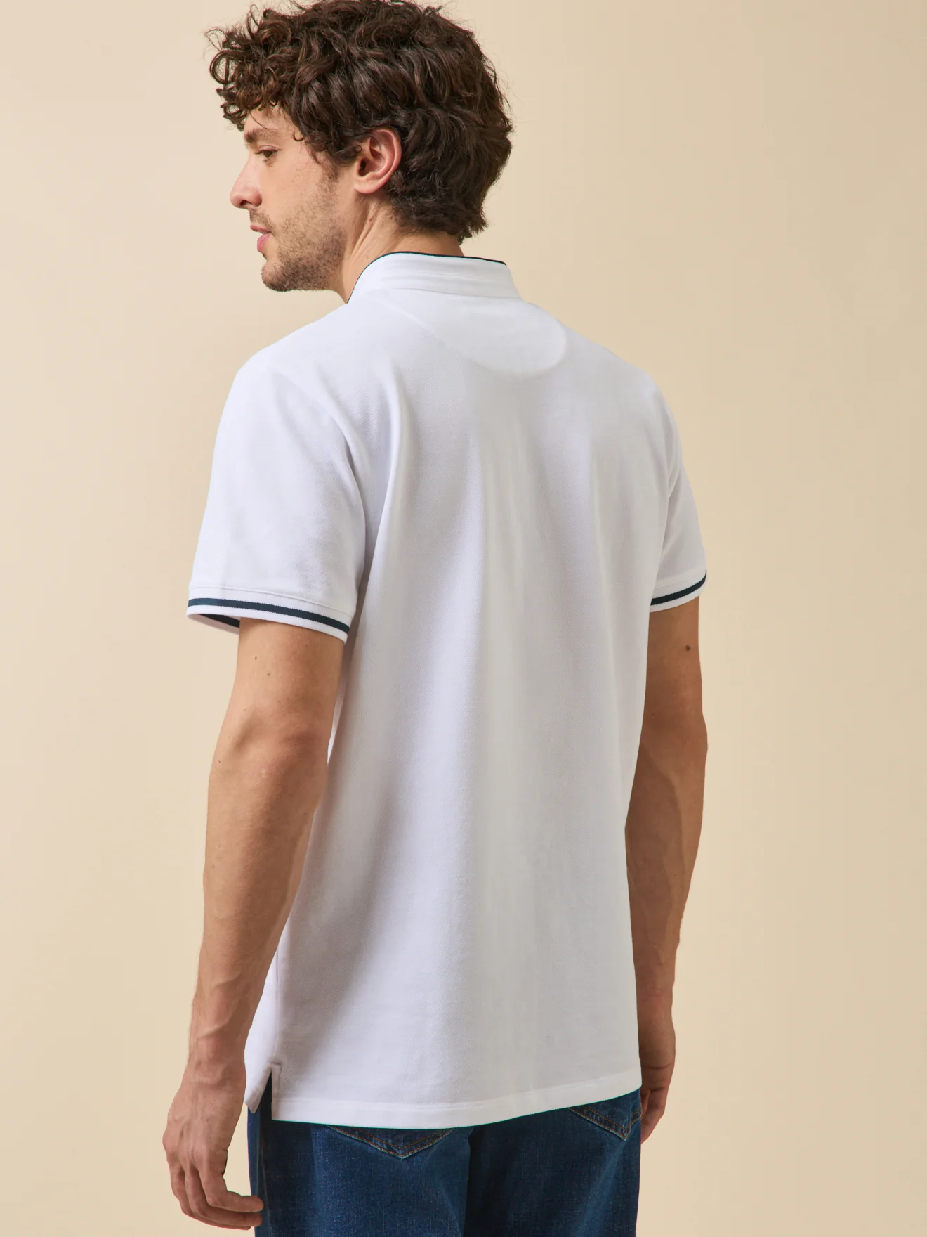 Polo col officier homme coton biologique - Image 3