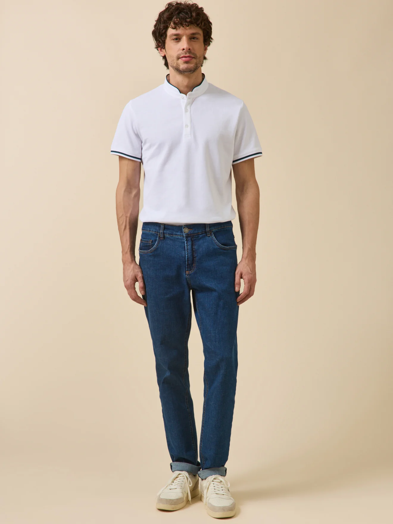 Polo col officier homme coton biologique - Image 5