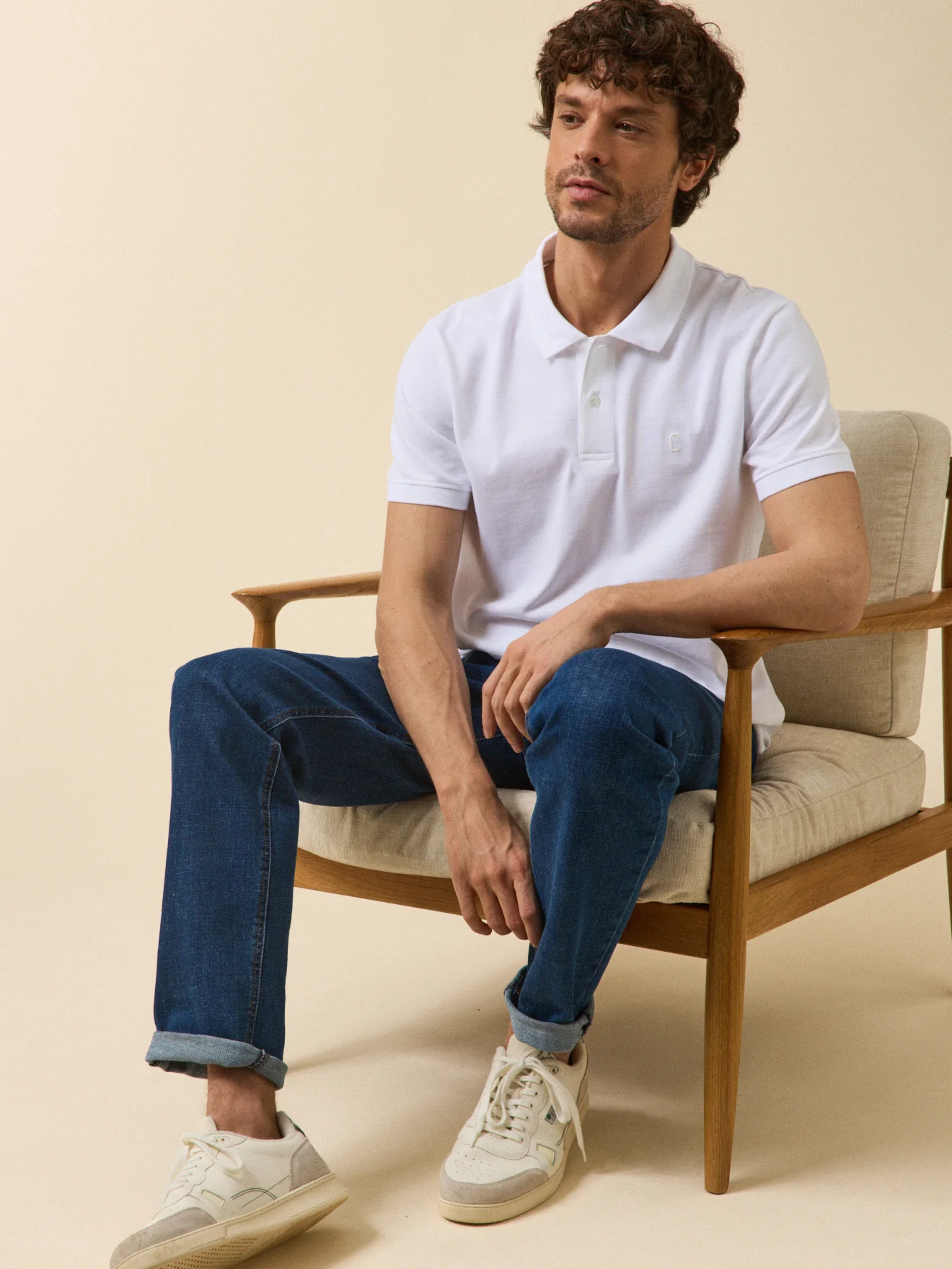 Polo uni maille piquée homme coton biologique - Image 6