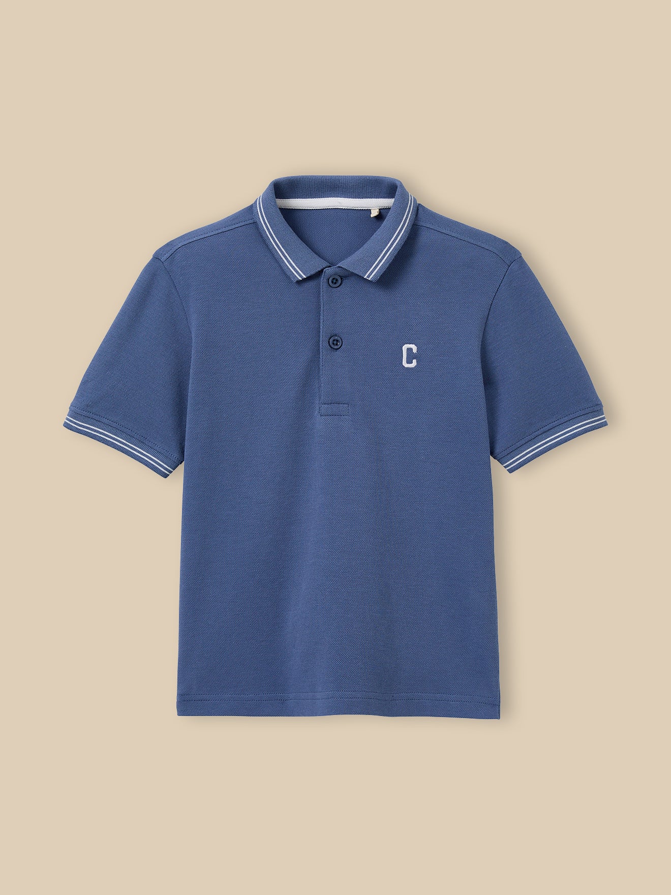 Polo en maille piquée Garçon - Coton biologique