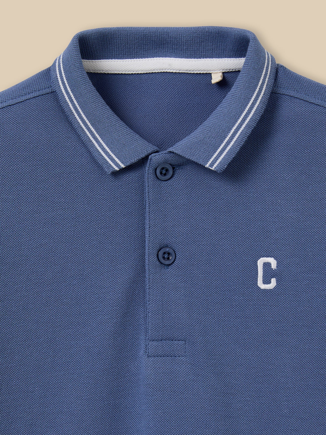 Polo en maille piquée Garçon - Coton biologique - Image 2