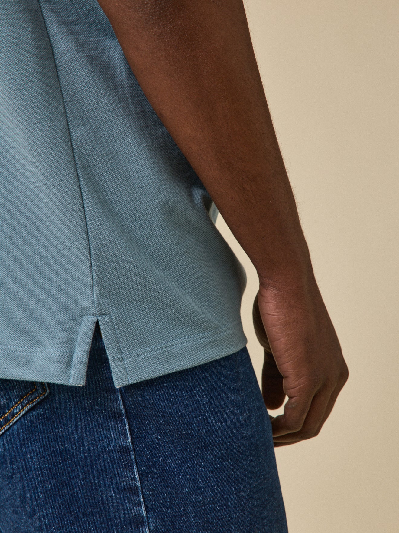 Polo col officier homme coton biologique - Image 4