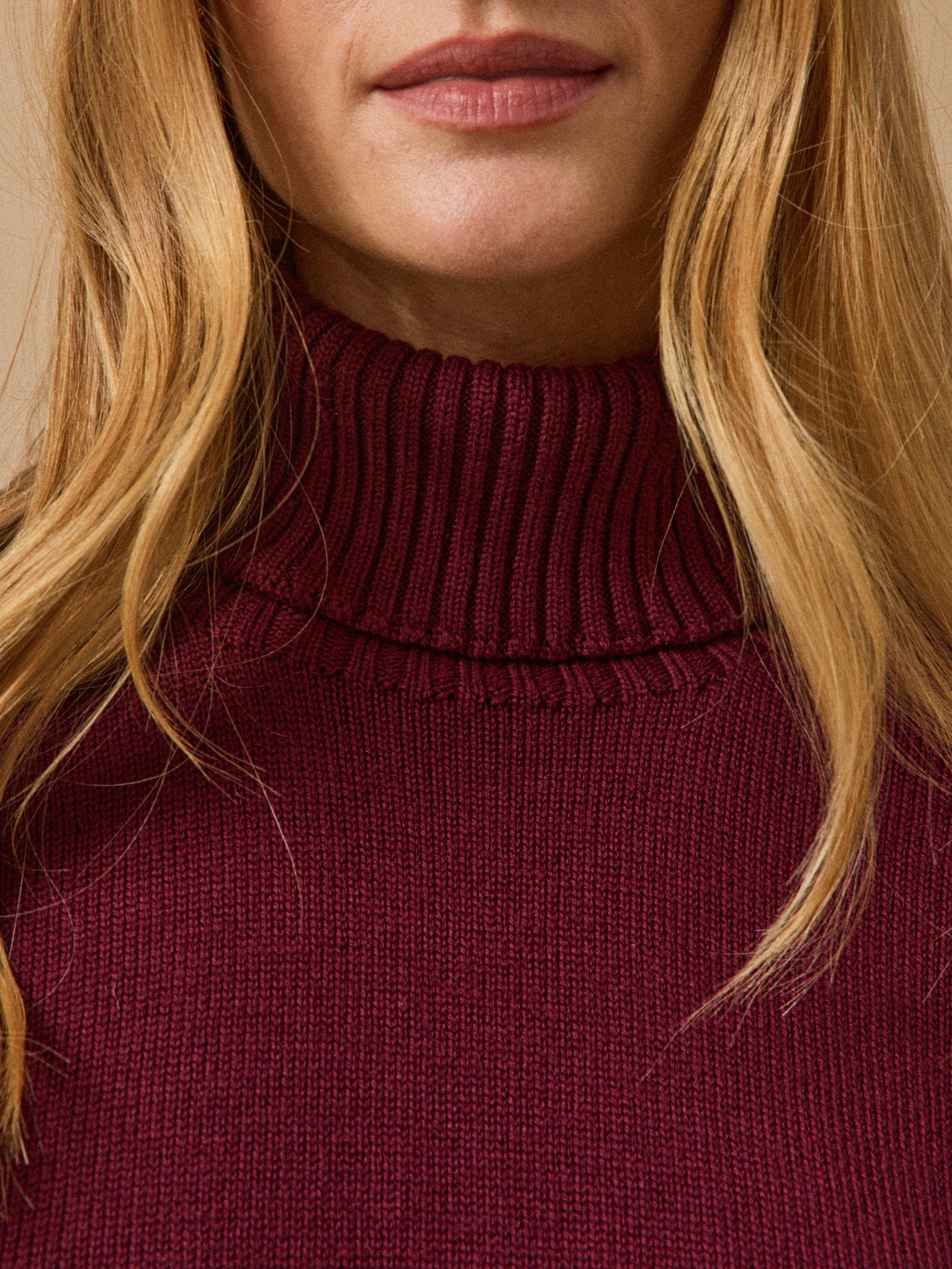 Pull col roulé femme laine mérinos - Cyrillus X les 3 Tricoteurs - Image 3