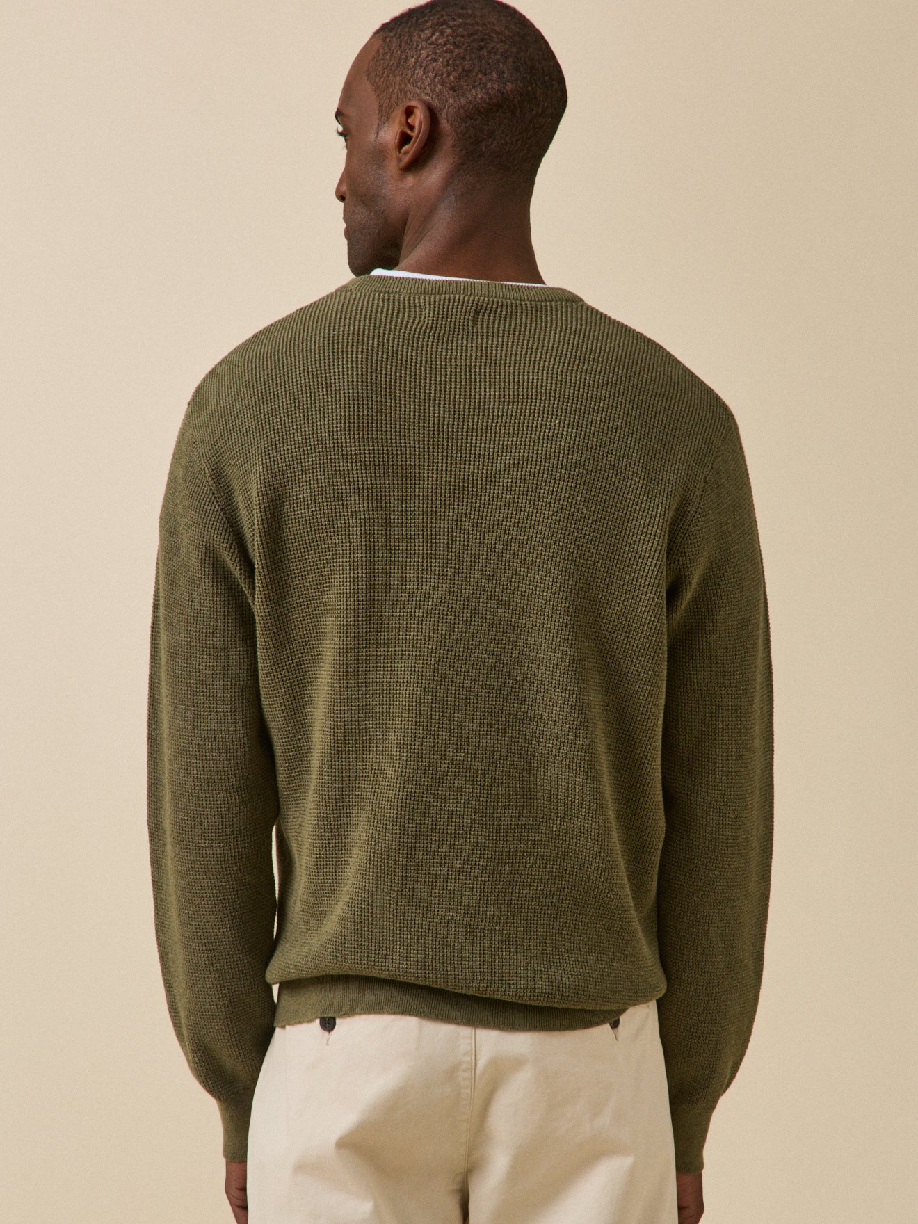 Pull maille gaufrée homme - Image 3