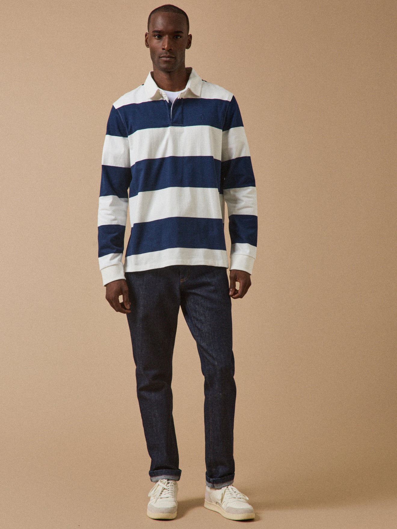 Polo rayé homme coton biologique - Image 5