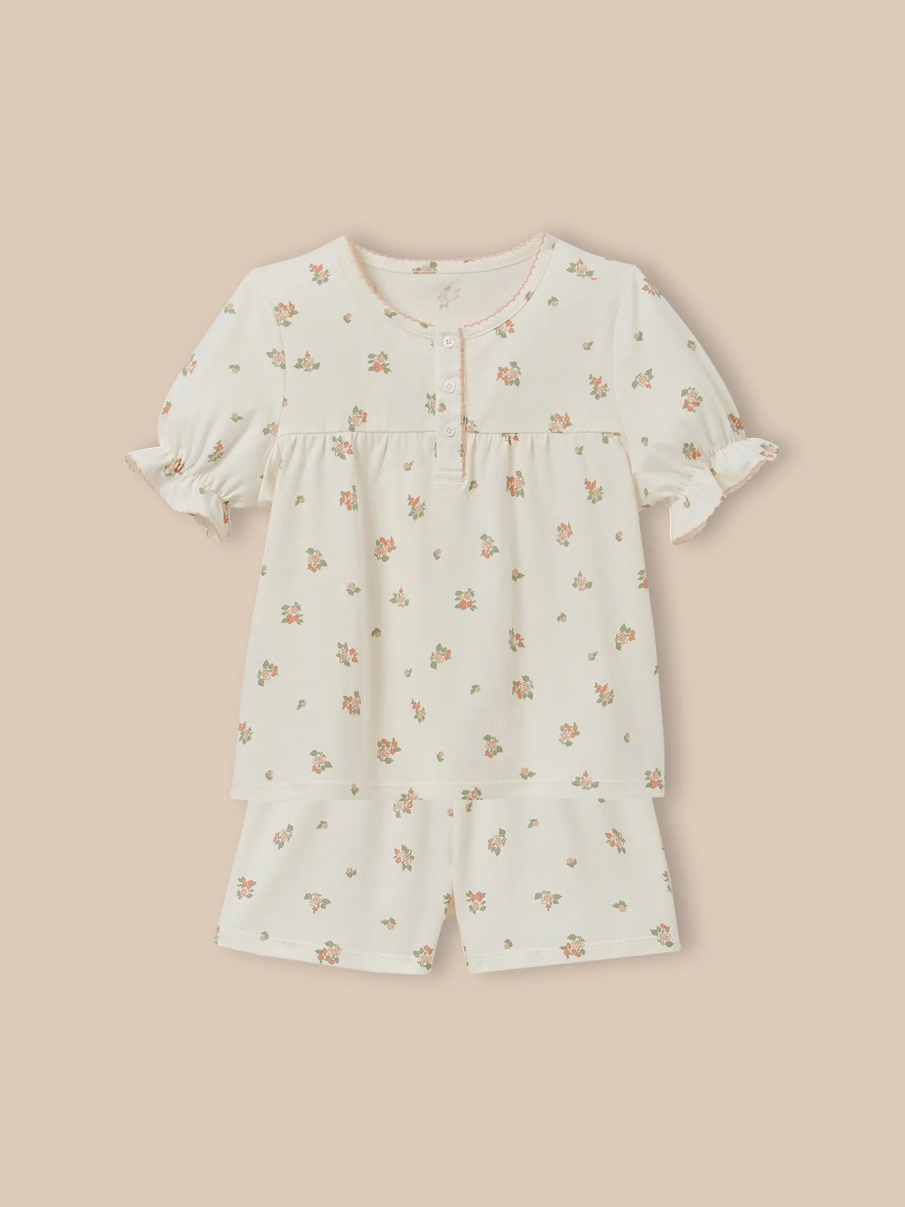 Pyjashort imprimé "baies" Fille