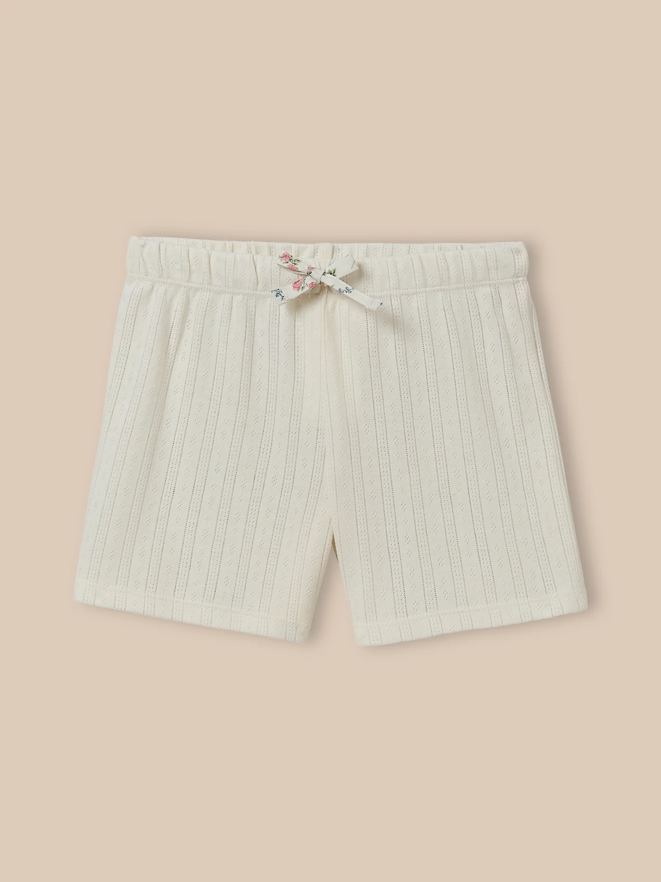 Pyjashort col en tissu Liberty - Image 3