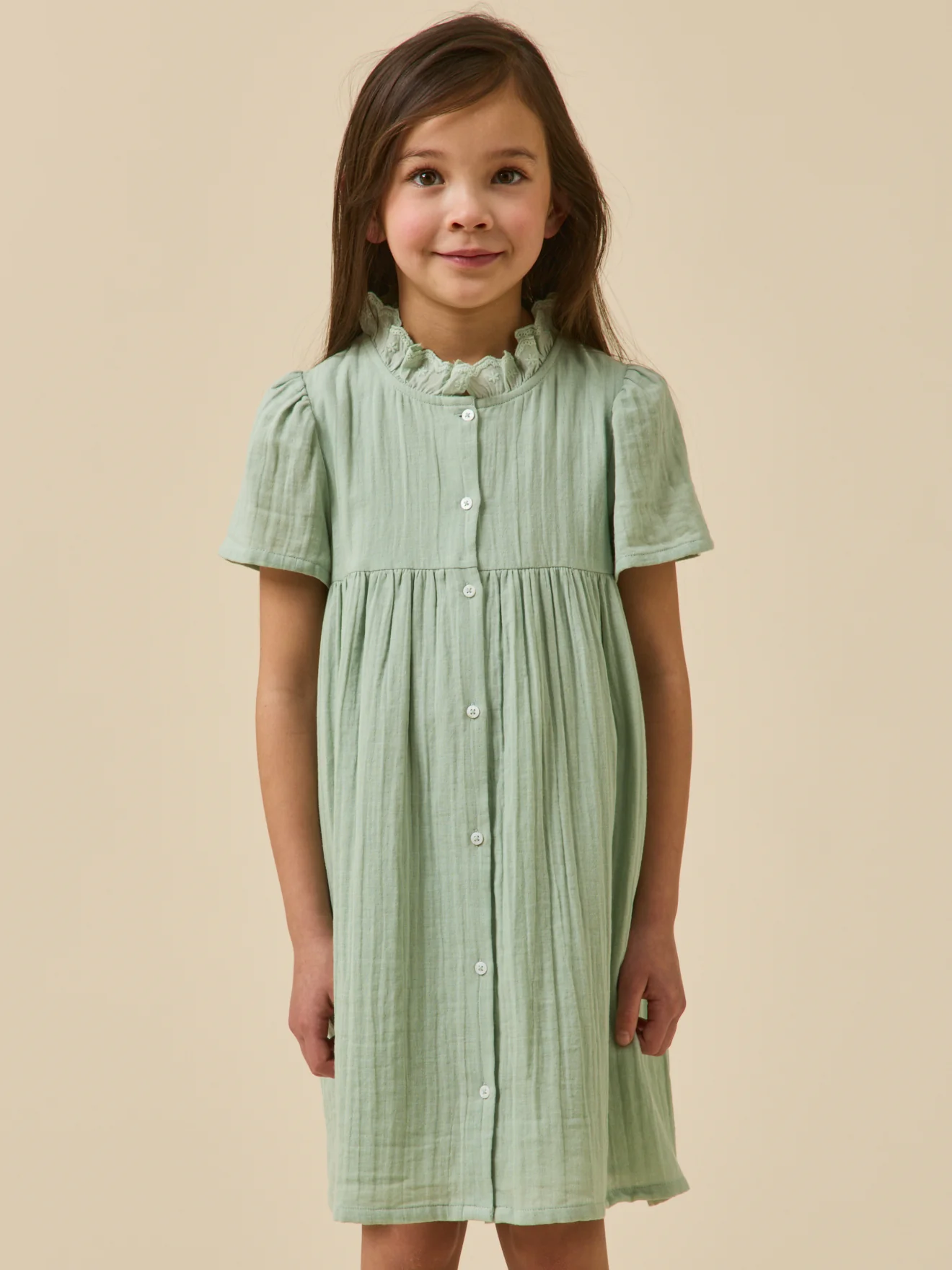 Robe en gaze de coton Fille