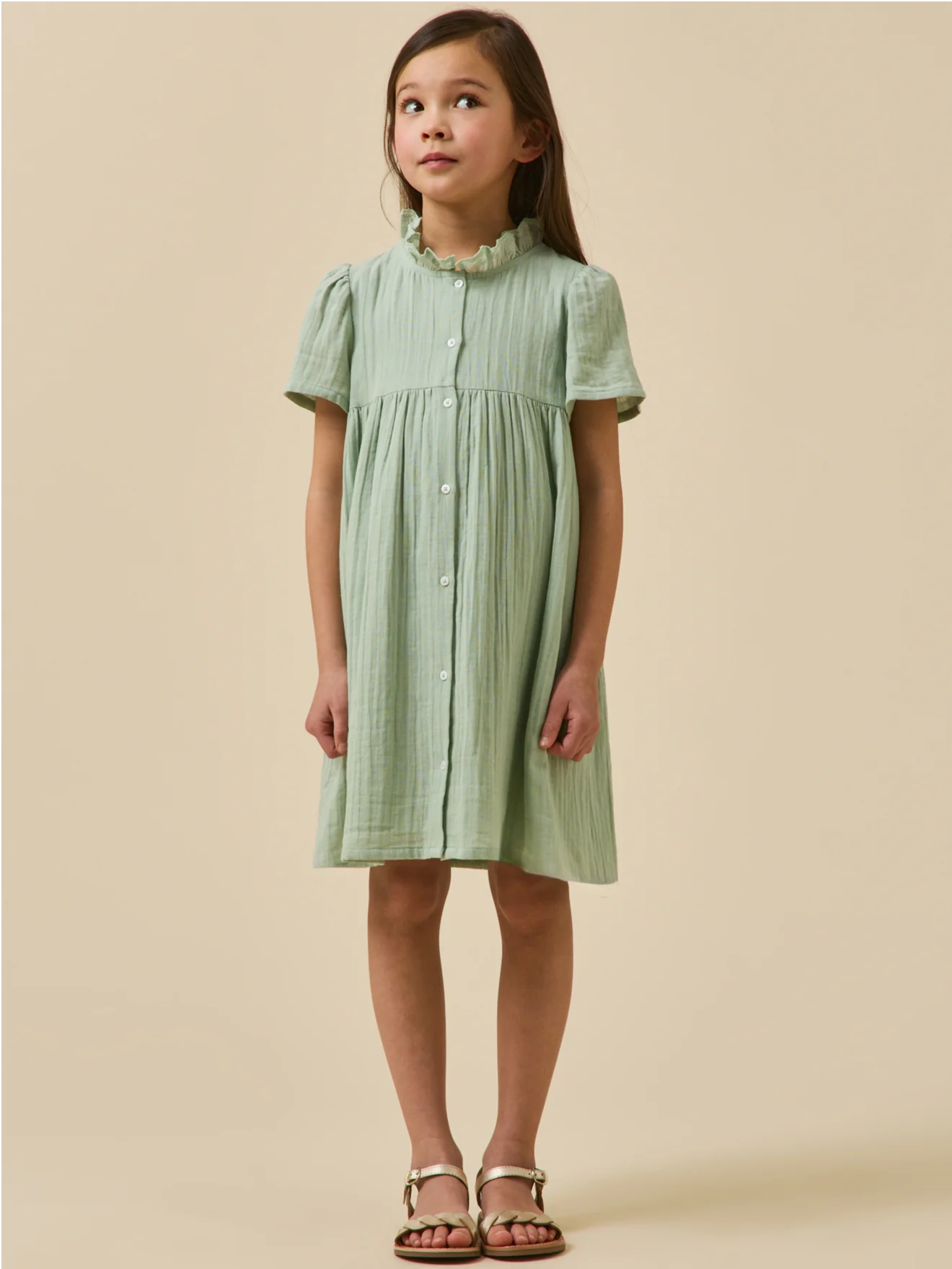 Robe en gaze de coton Fille - Image 4