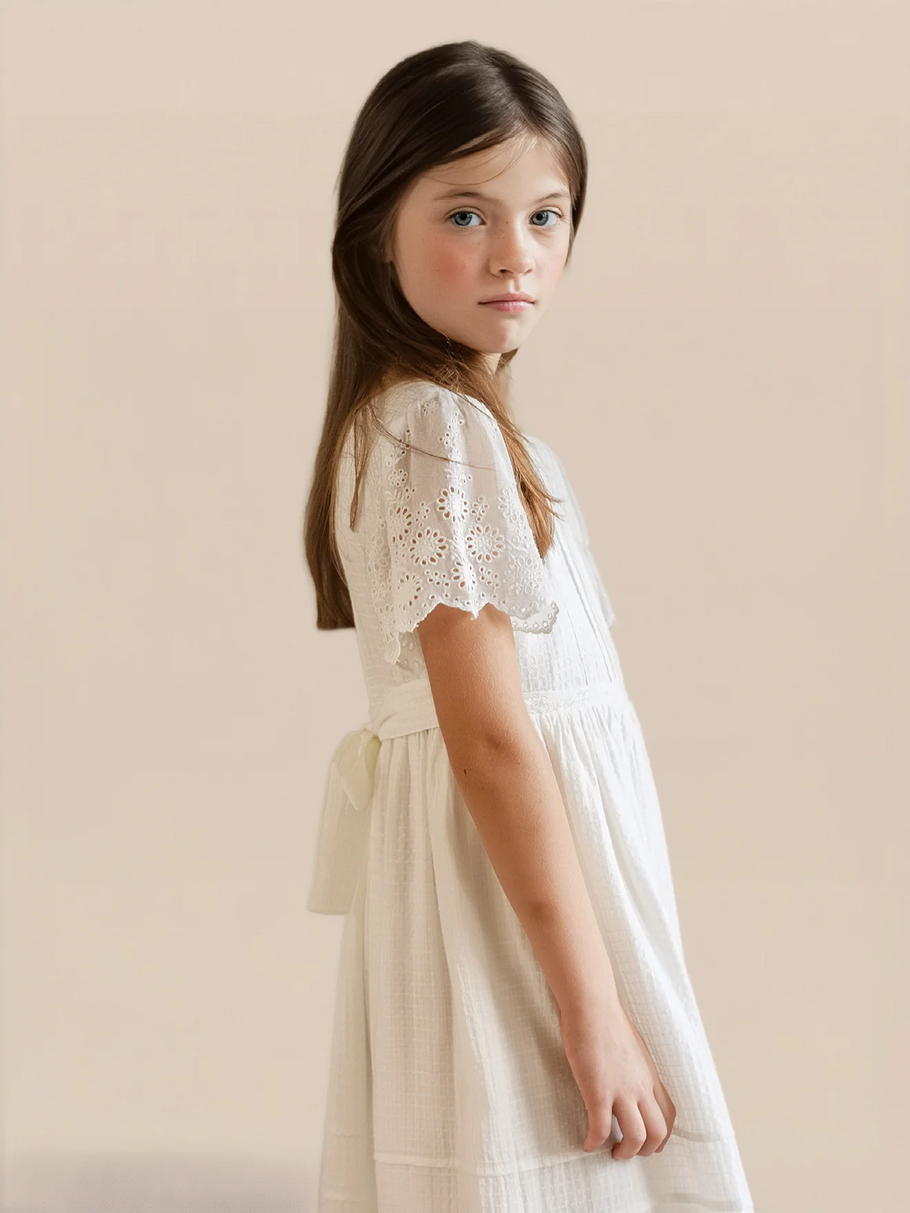 Robe Fille Jeanne - Collection Fêtes et Mariages - Image 3