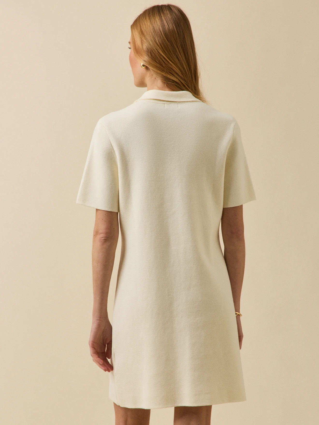 Robe polo courte maille milano femme - Image 2