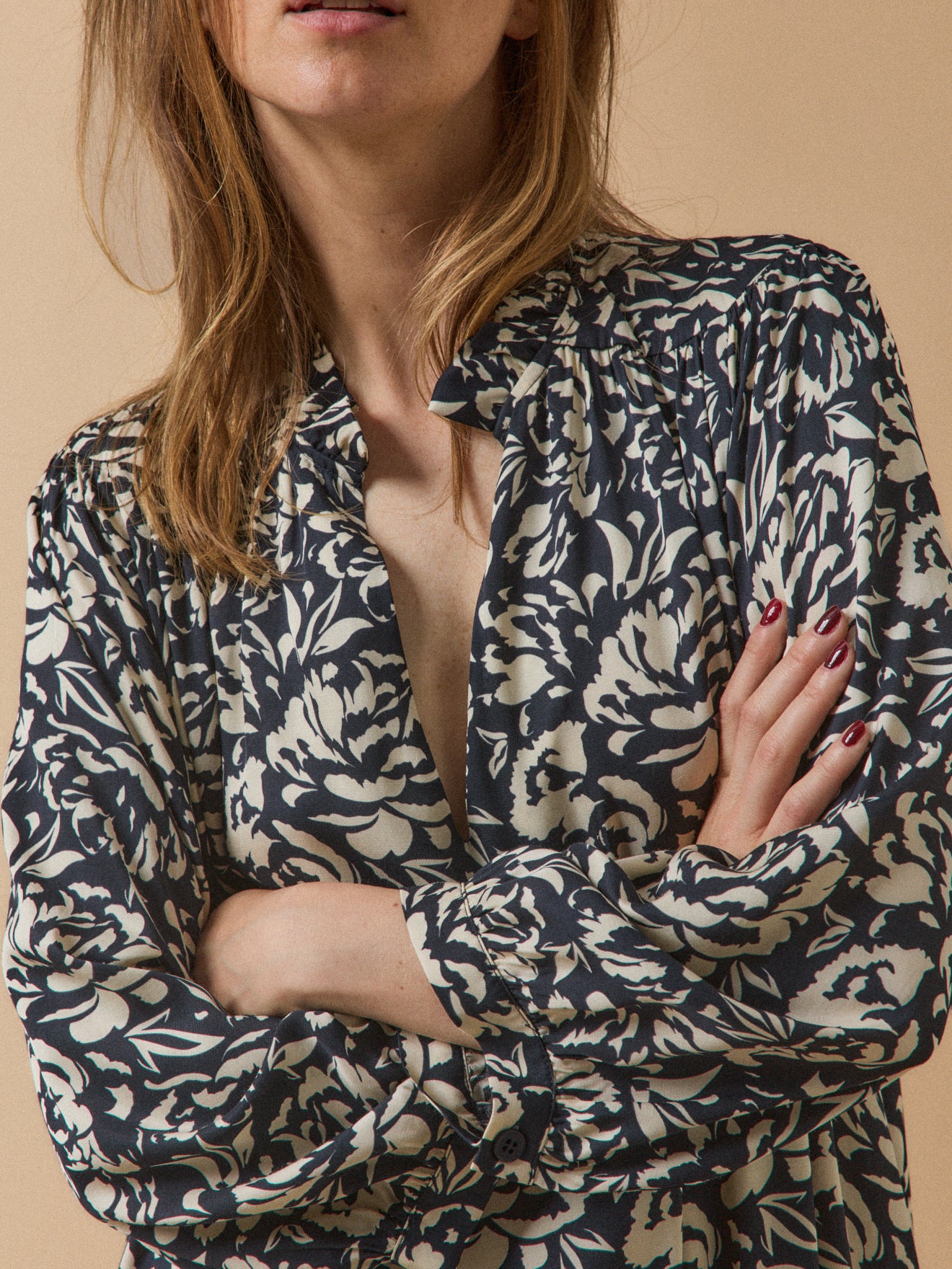 Robe housse courte femme viscose imprimé Luna - Image 3