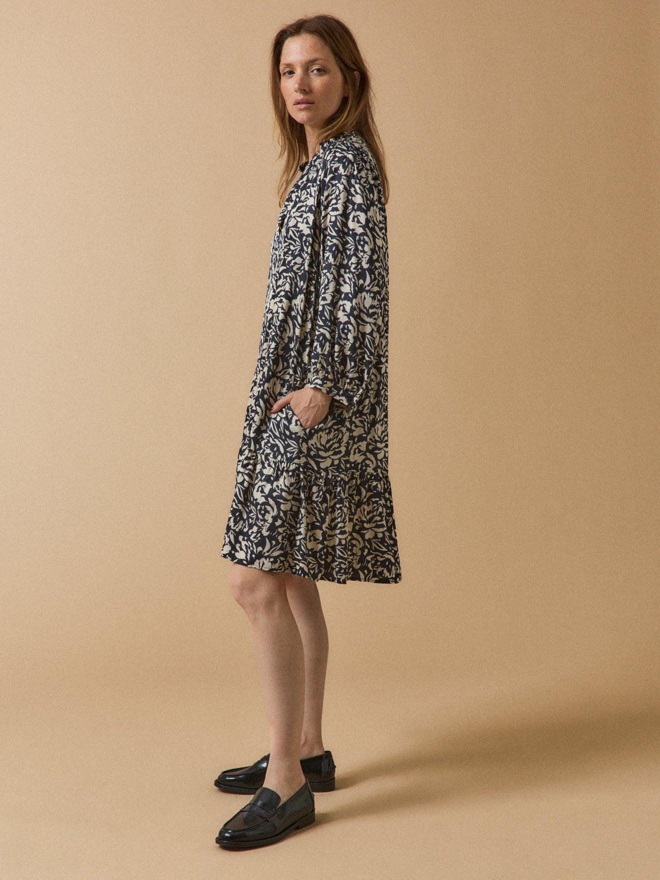 Robe housse courte femme viscose imprimé Luna - Image 6