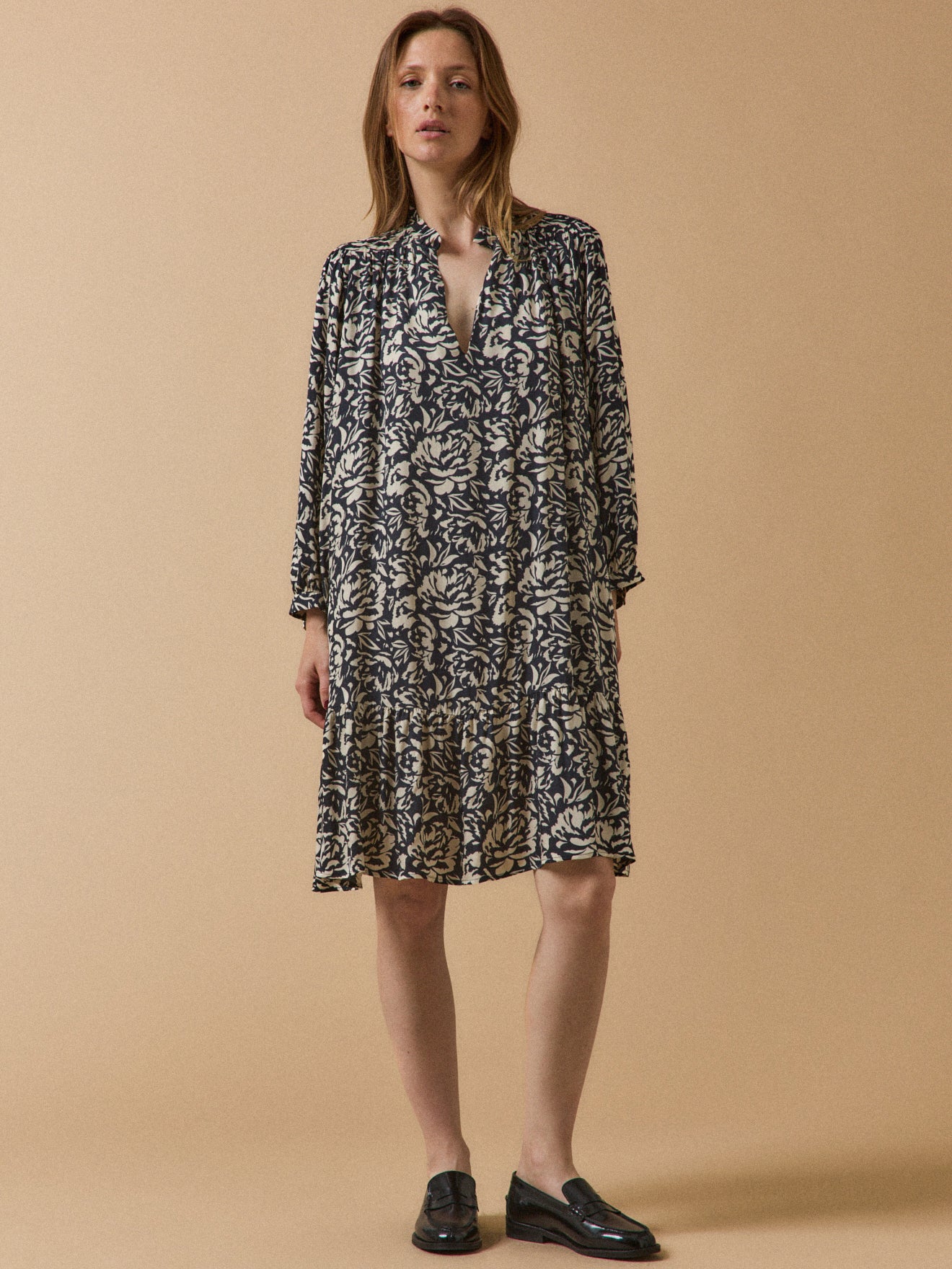 Robe housse courte femme viscose imprimé Luna - Image 7