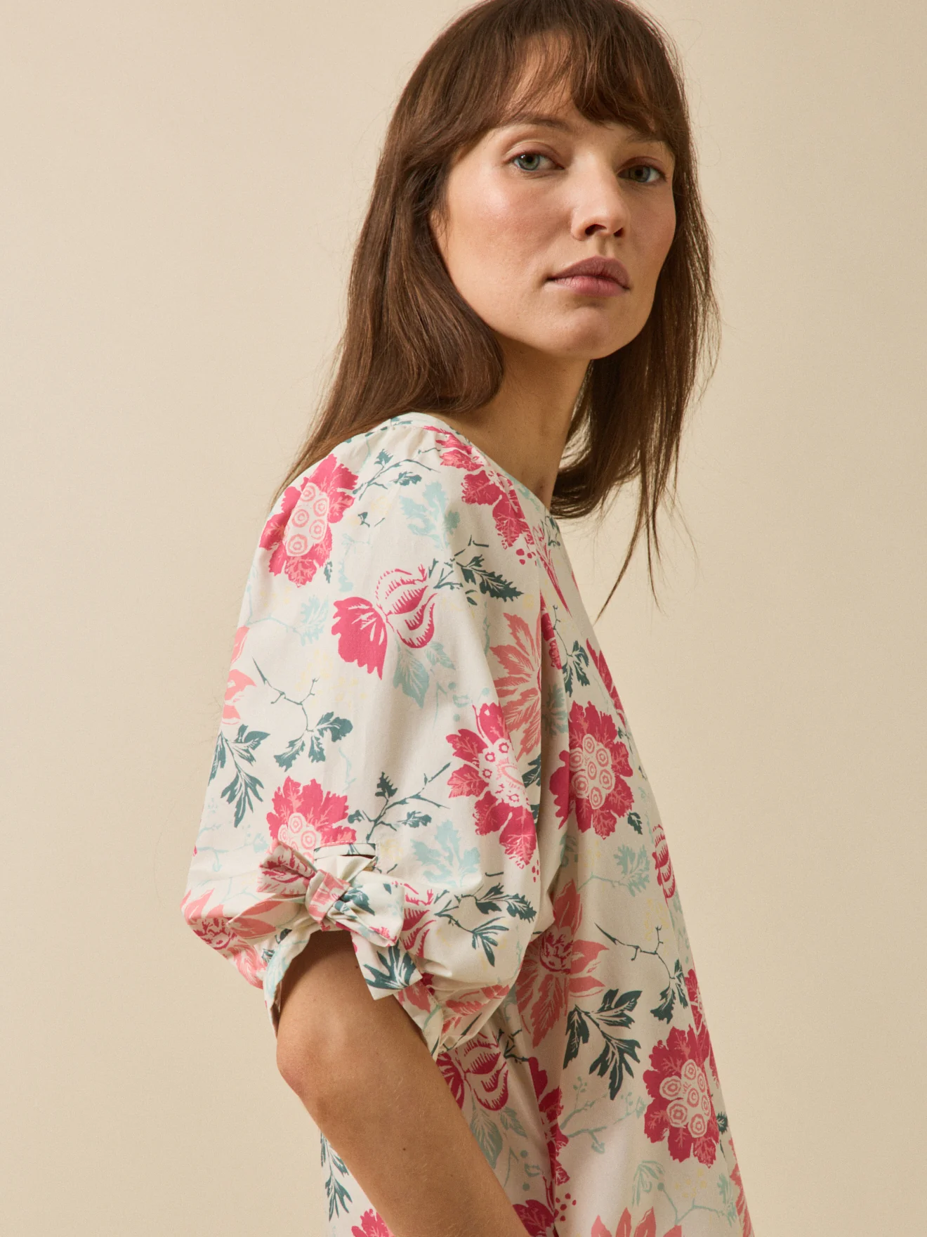 Robe courte cérémonie femme imprimé Rosala - Image 3