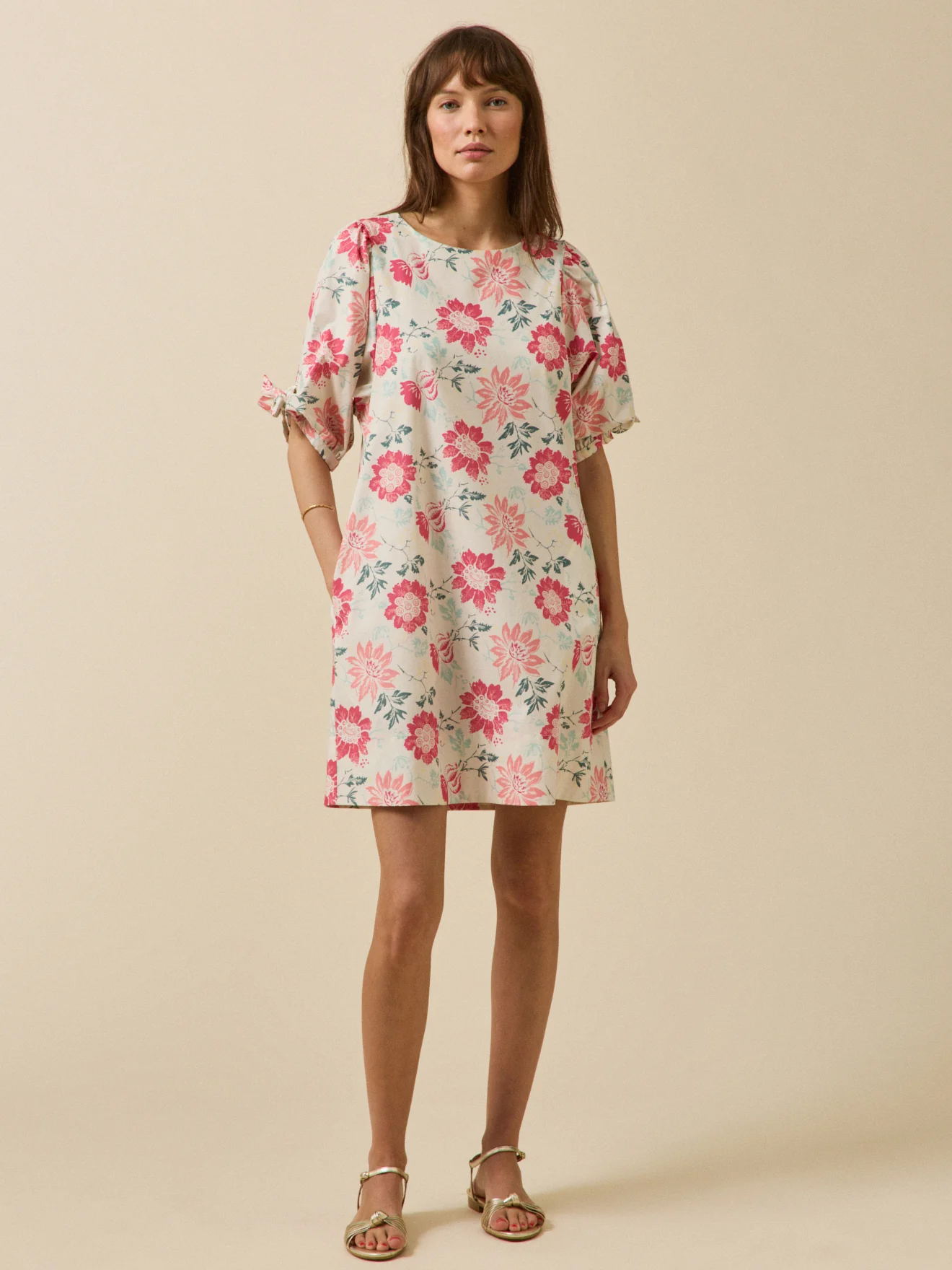Robe courte cérémonie femme imprimé Rosala - Image 5